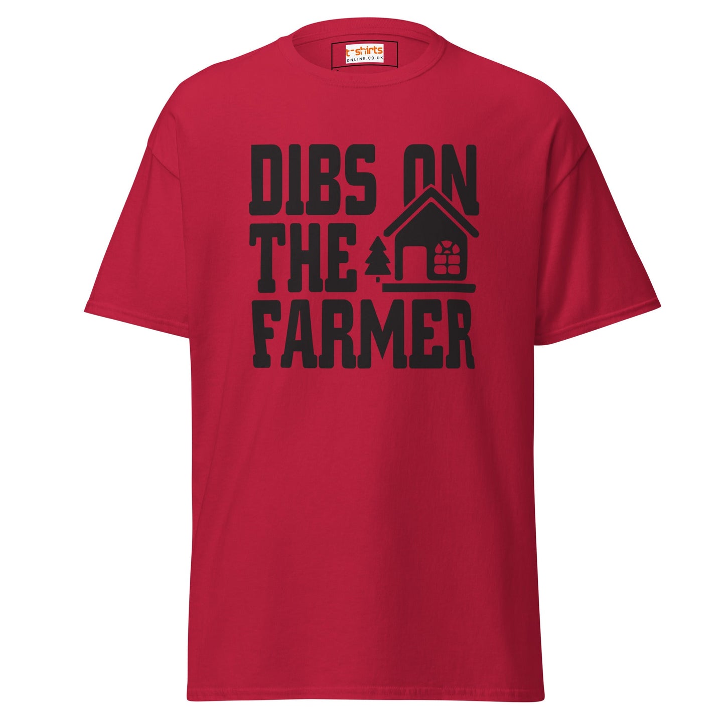 “Dibs on the Farmer†Novelty T‑Shirt – Cute Country Romance Graphic Tee