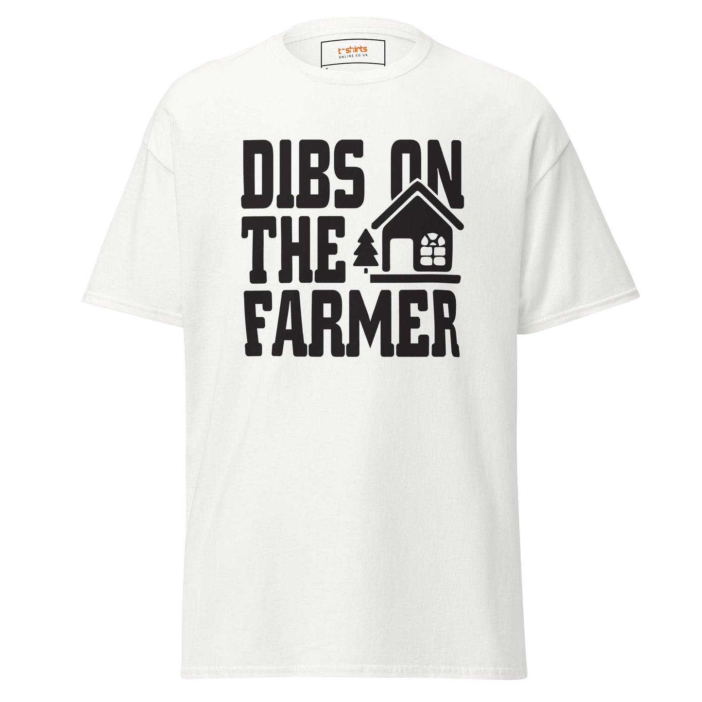 “Dibs on the Farmer†Novelty T‑Shirt – Cute Country Romance Graphic Tee