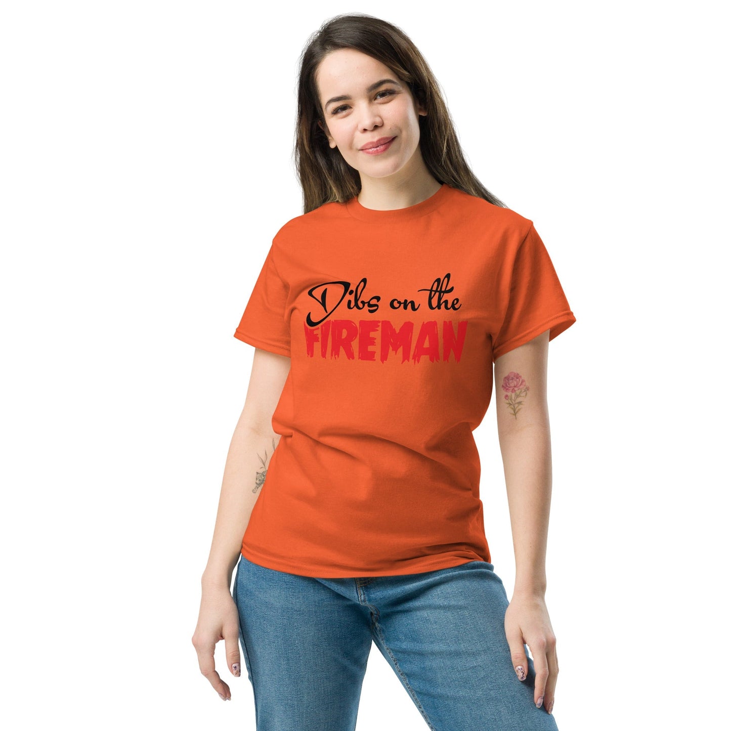 Dibs on the Fireman Firefighter T-Shirt – Funny Firefighter Graphic Tee