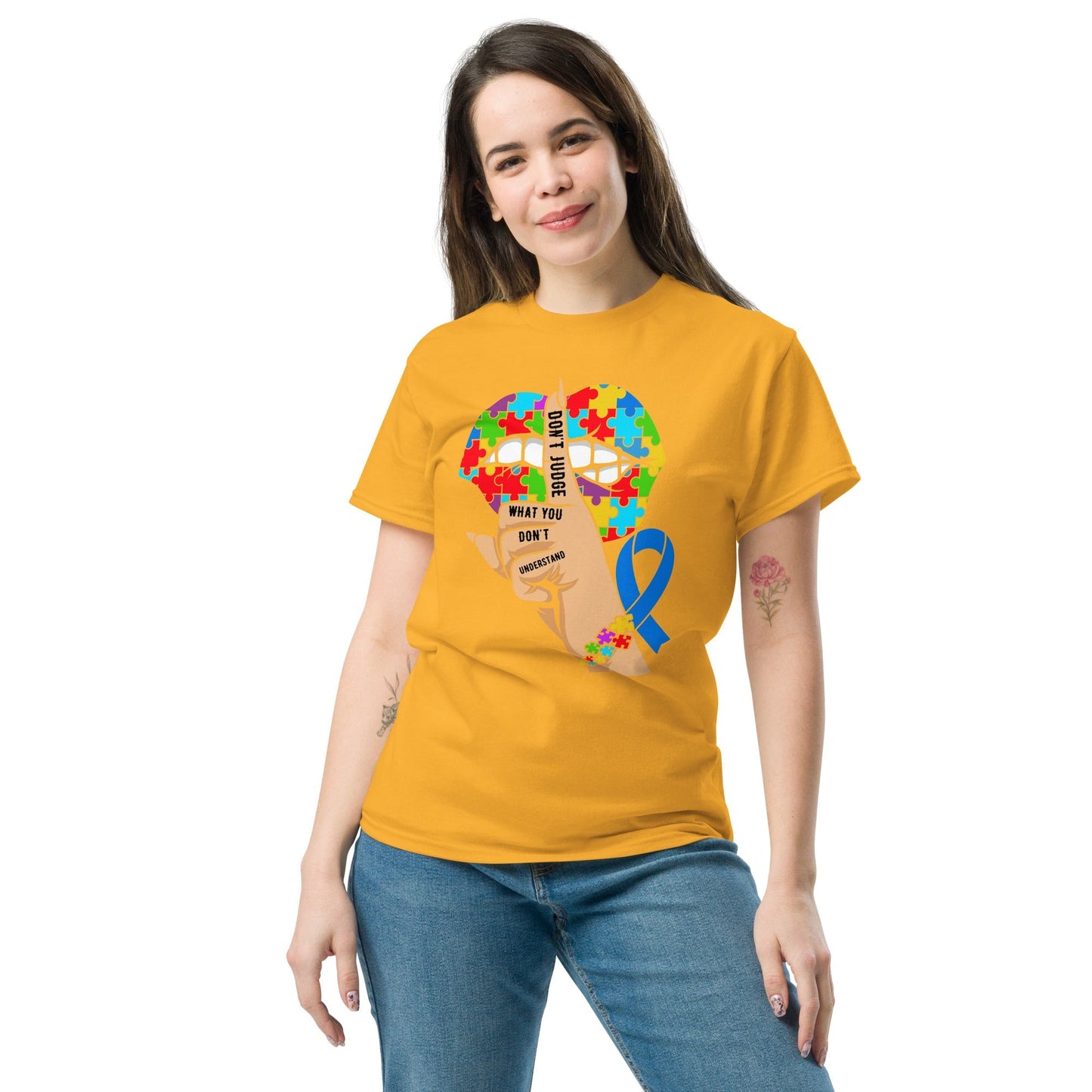 Don’t Judge Autism T-Shirt – Powerful Autism Acceptance Graphic Tee