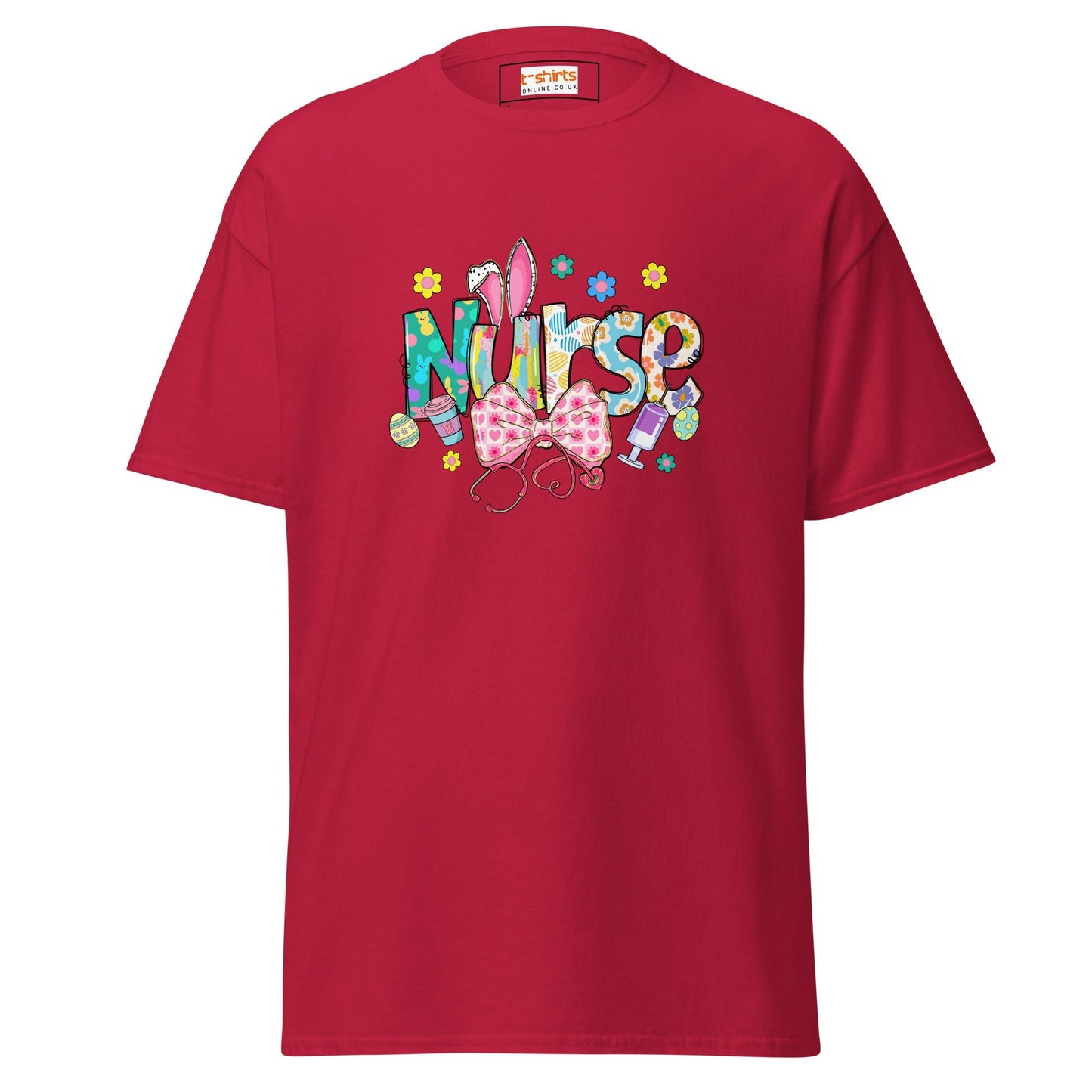 Easter Nurse Graphic Tee – Soft Cotton Holiday Shirt for Nurses
