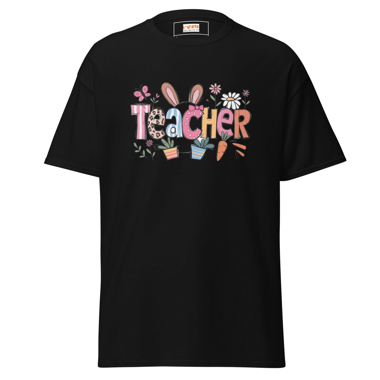Easter Teacher Graphic T‑Shirt – Soft Cotton Spring Holiday Shirt for Teachers