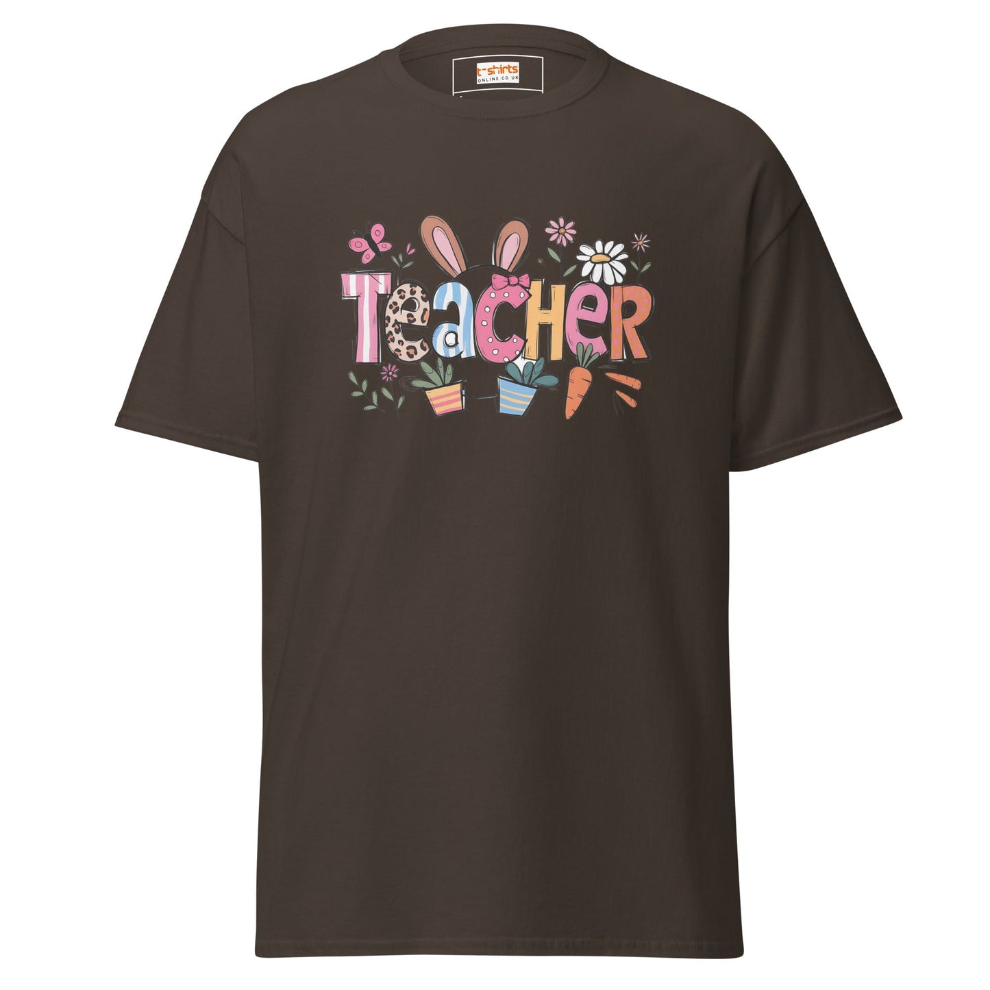 Easter Teacher Graphic T‑Shirt – Soft Cotton Spring Holiday Shirt for Teachers