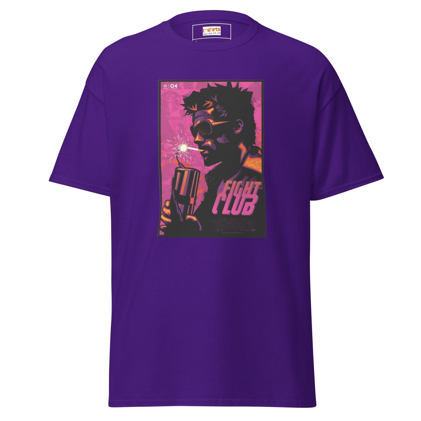 Fight Club Movie T‑Shirt Retro Film Graphic Tee Unisex Cotton