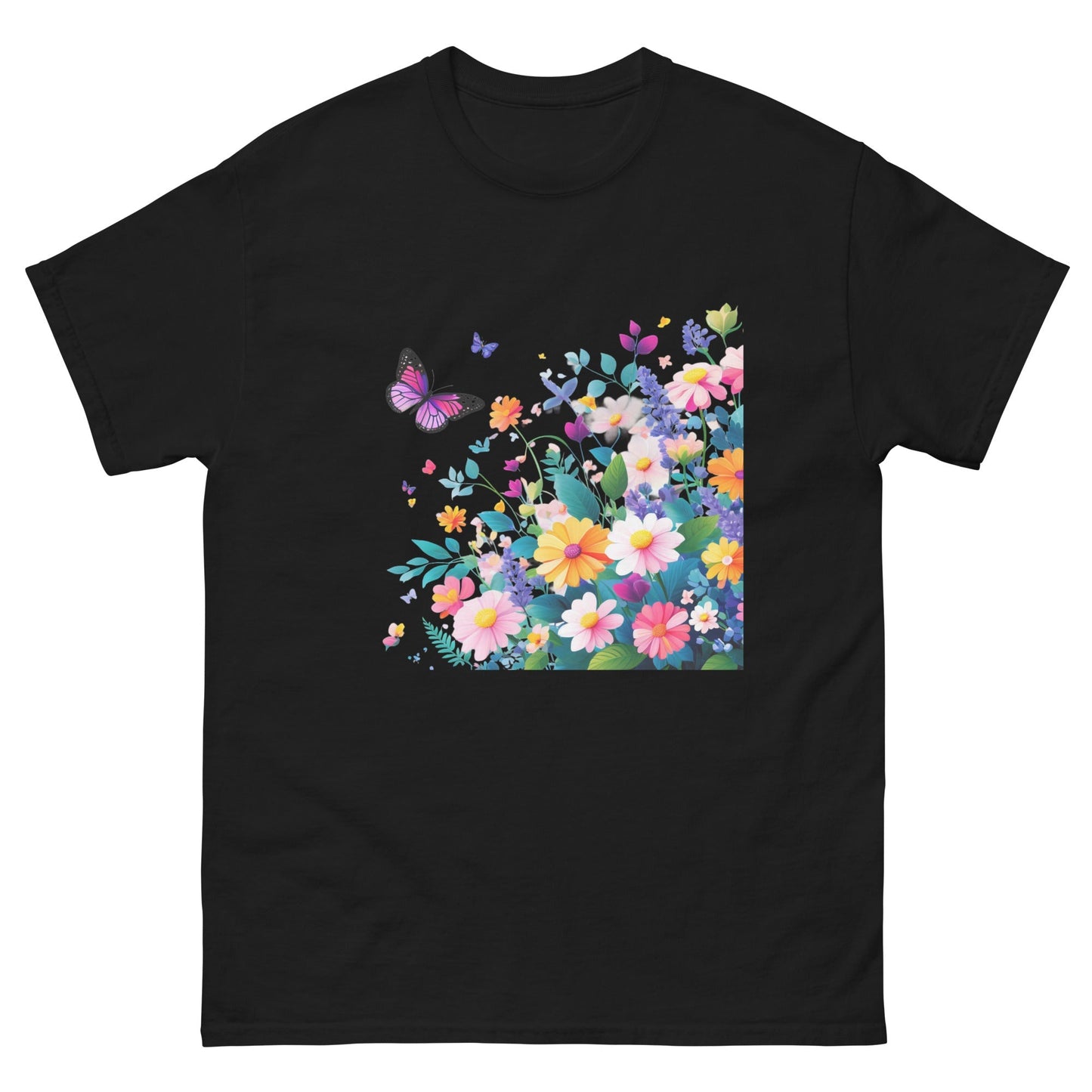 Flowers Mother’s Day T-Shirt – Floral Graphic Cotton Tee for Mum
