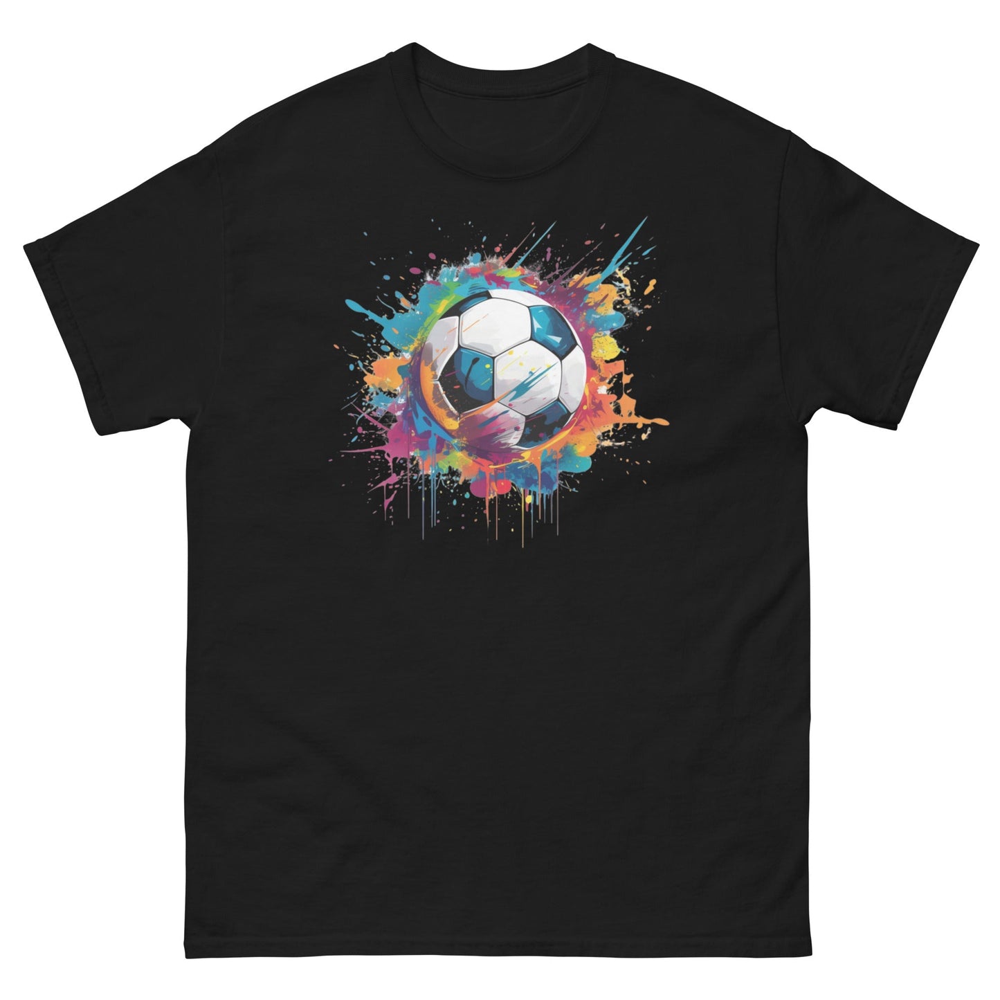 Football Soccer T‑Shirt Classic Sports Graphic Tee Unisex Cotton