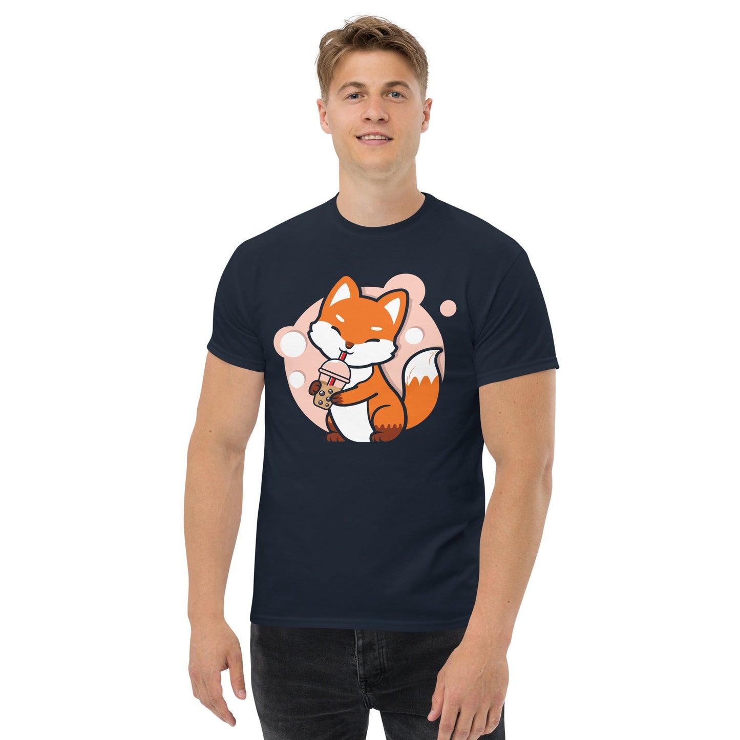 Fox Anime T‑Shirt Japanese Kitsune Inspired Graphic Tee Unisex Cotton