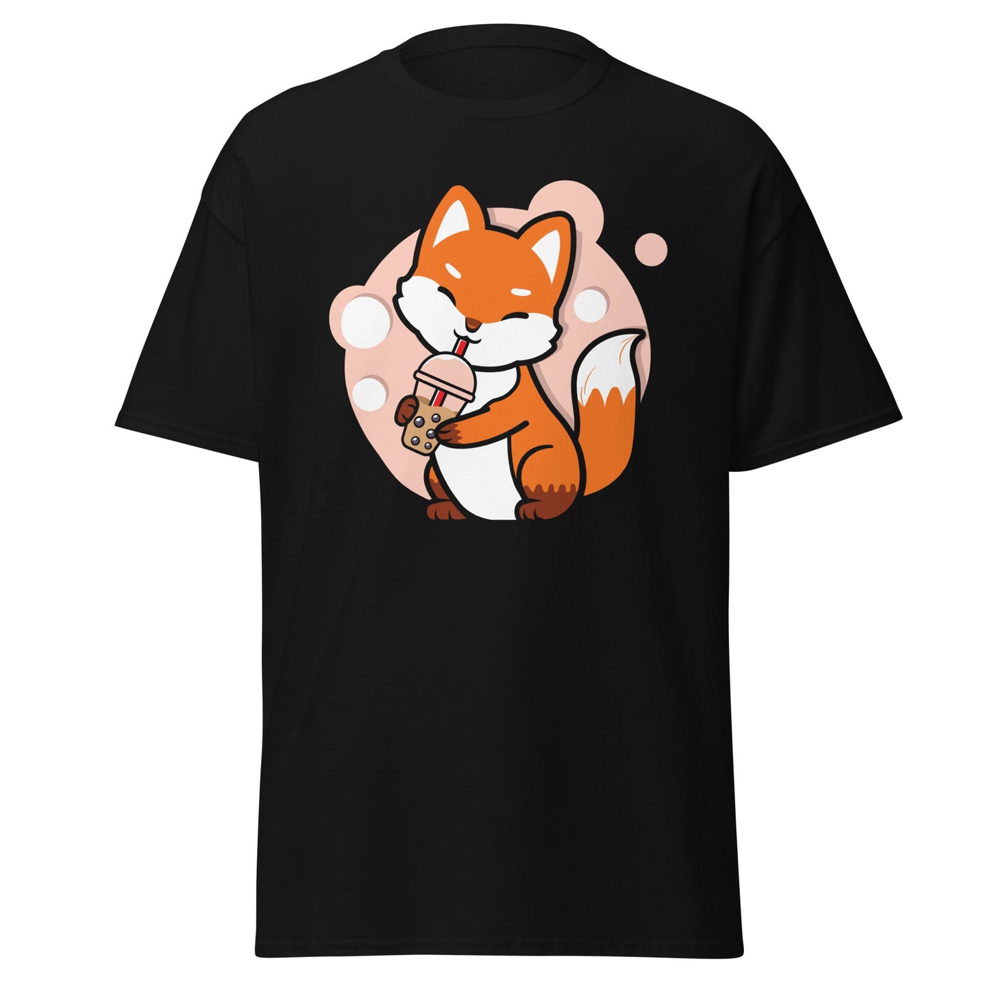 Fox Anime T‑Shirt Japanese Kitsune Inspired Graphic Tee Unisex Cotton