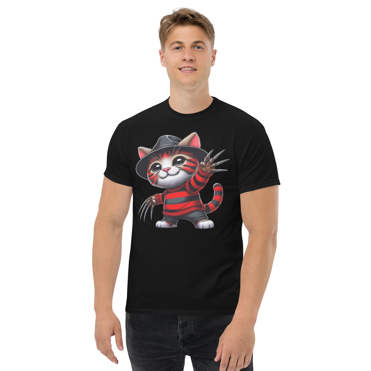 Freddie Cougar Cat T-Shirt – Funny Music & Cat Pun Graphic Tee