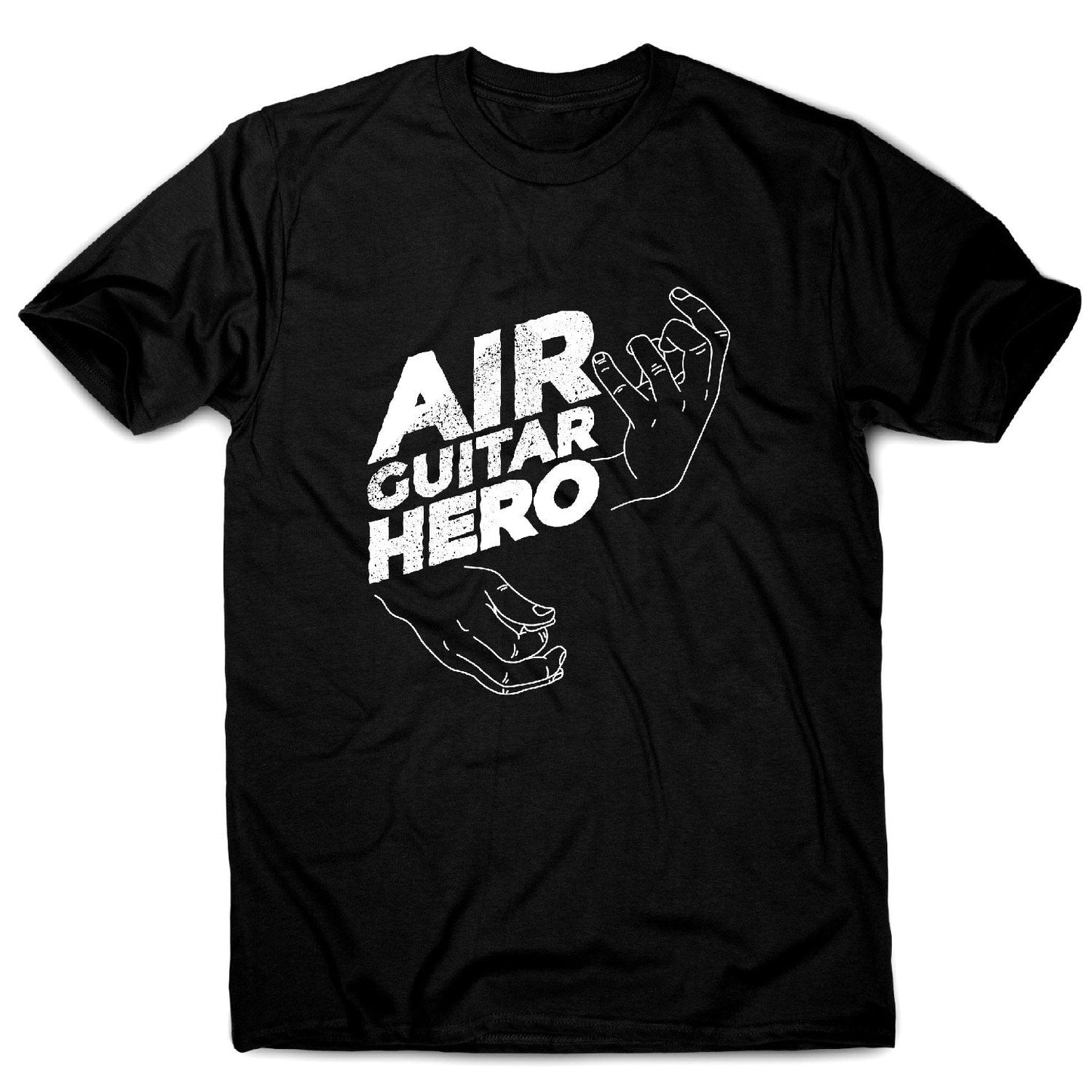 Funny air guitar hero - music men's t-shirt