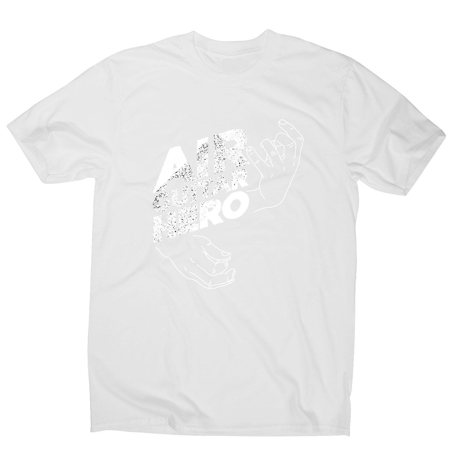 Funny air guitar hero - music men's t-shirt