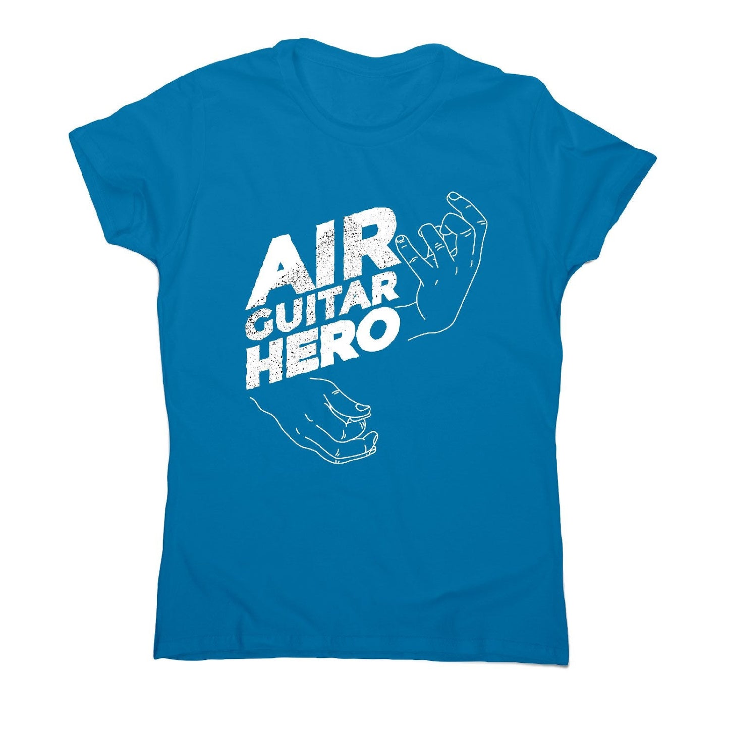 Funny air guitar hero - music women's t-shirt