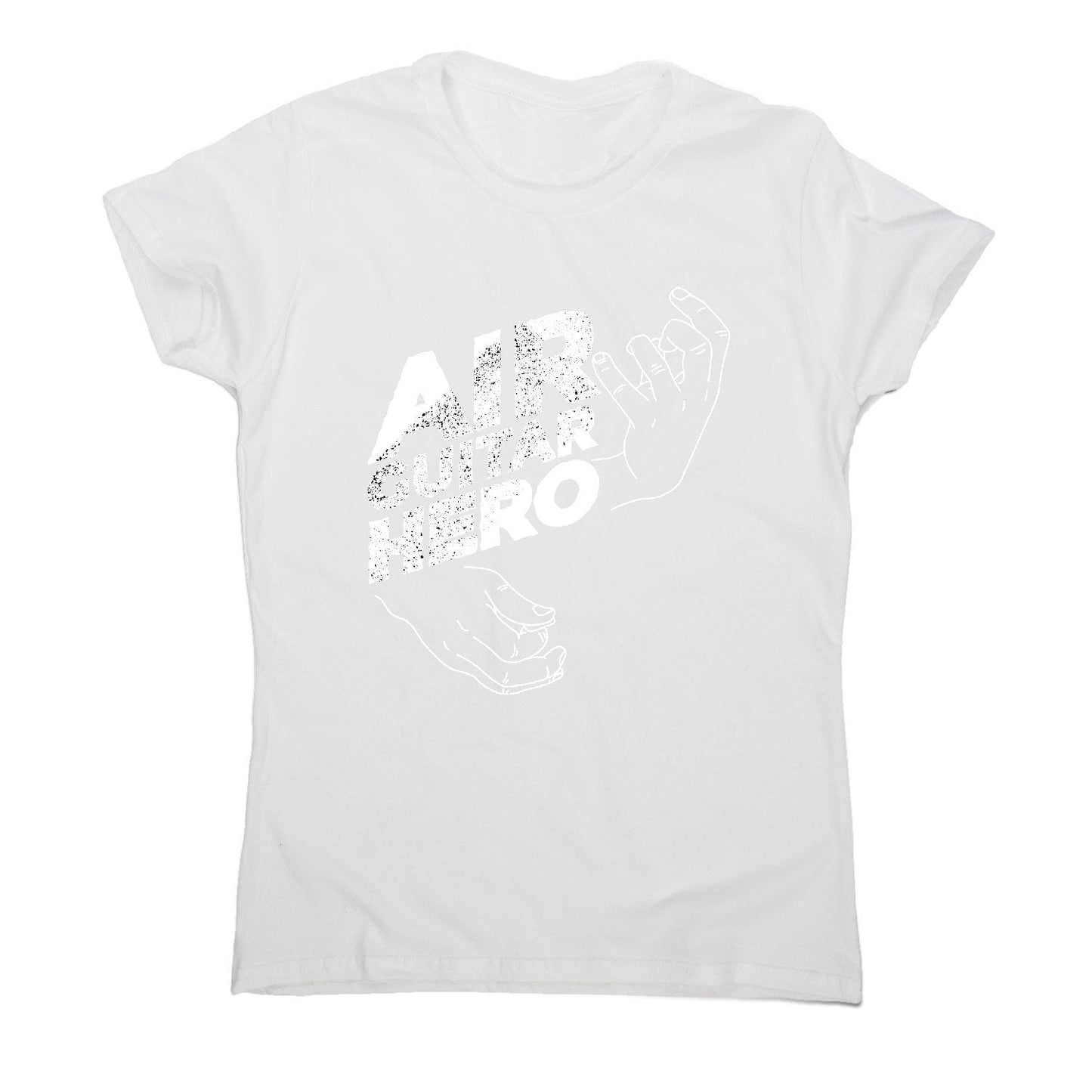 Funny air guitar hero - music women's t-shirt