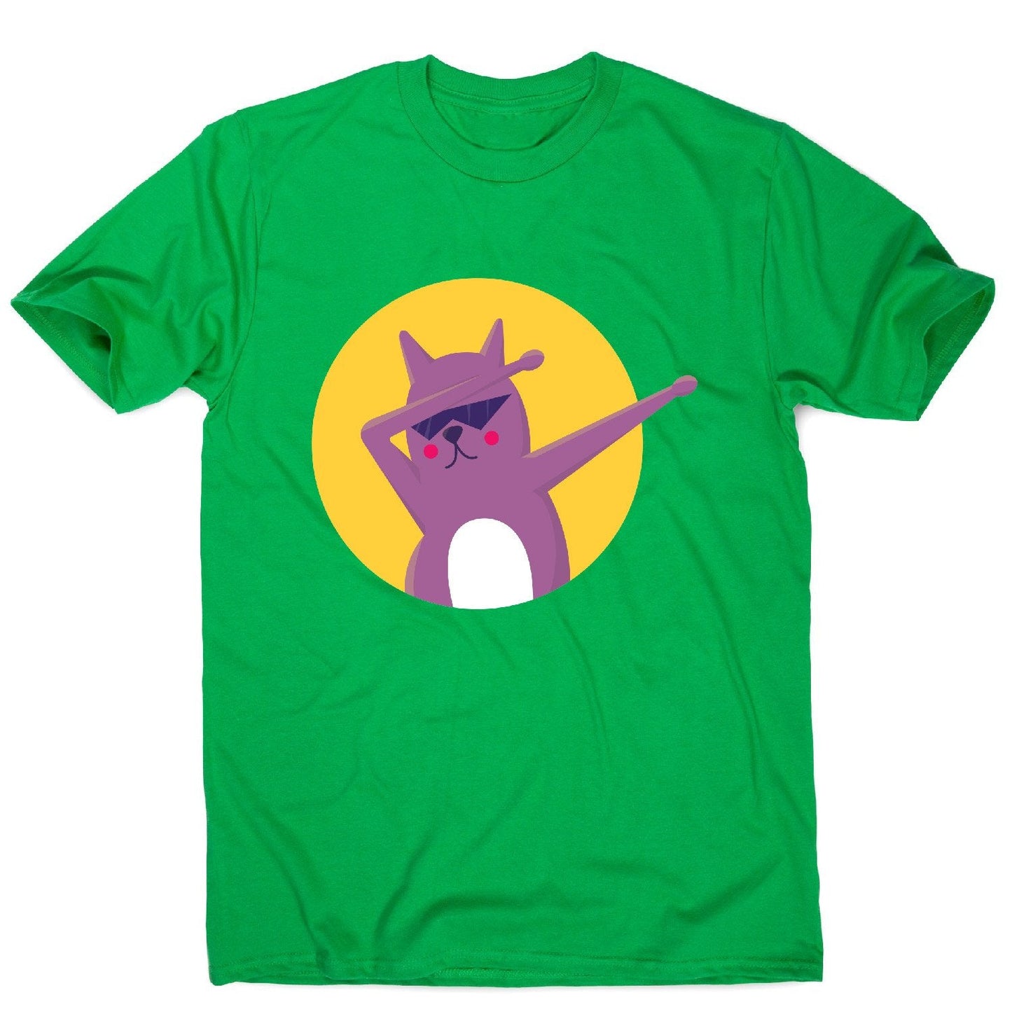 Funny cat dab - men's t-shirt