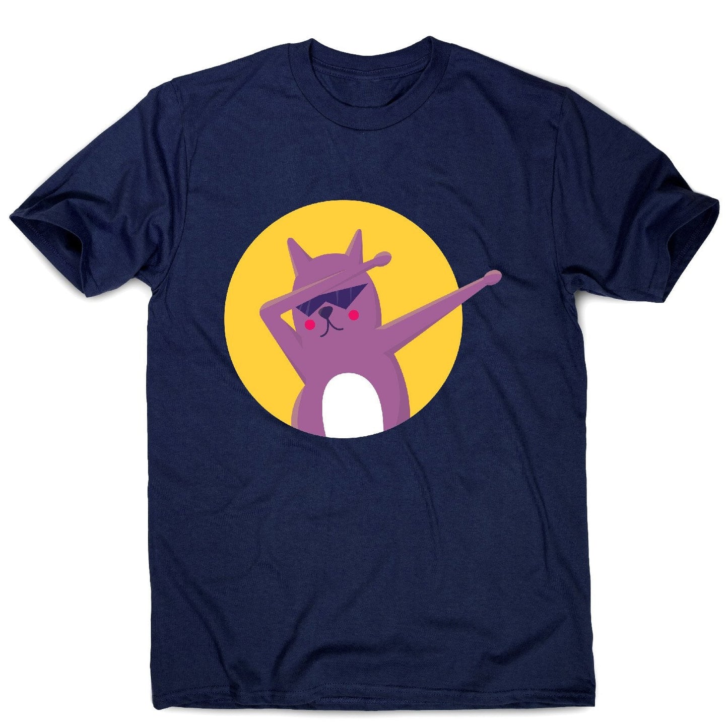 Funny cat dab - men's t-shirt