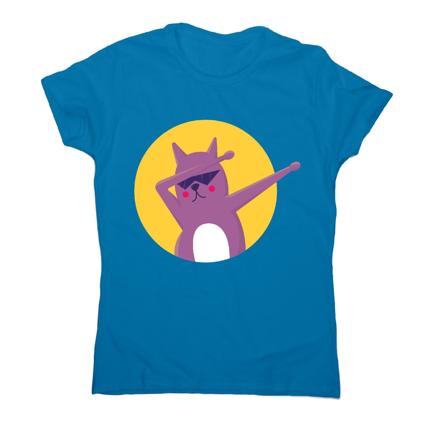 Funny cat dab - women's t-shirt