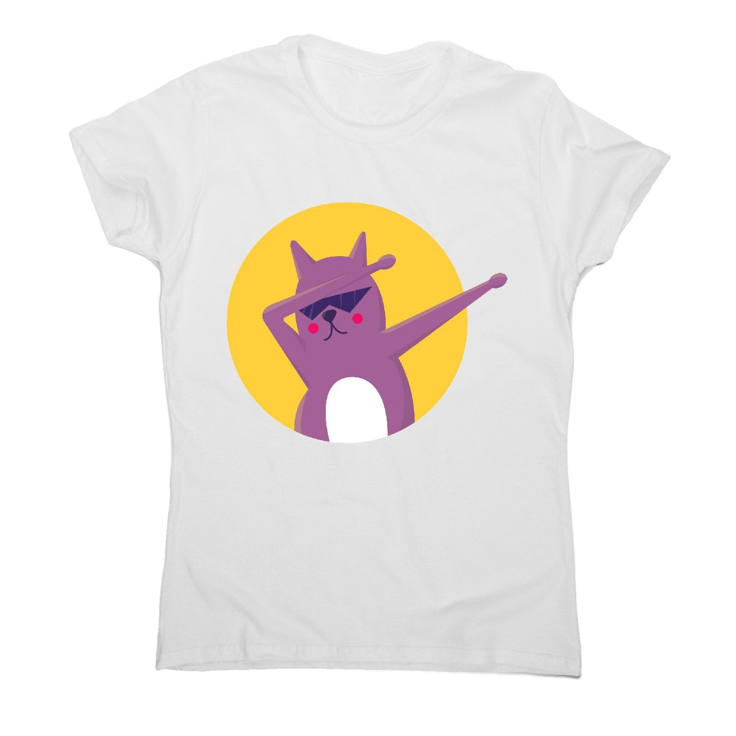 Funny cat dab - women's t-shirt