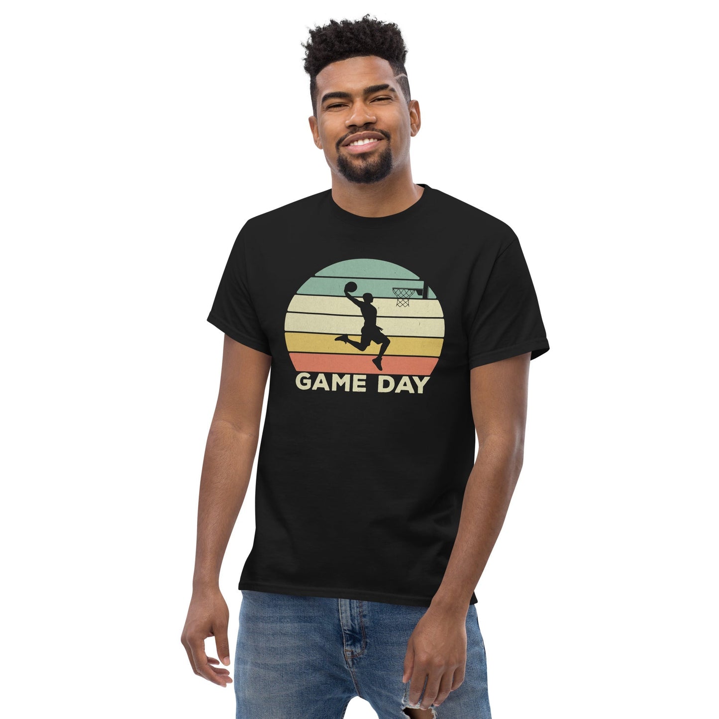 Game Day Basketball T-Shirt – Fan Graphic Cotton Tee
