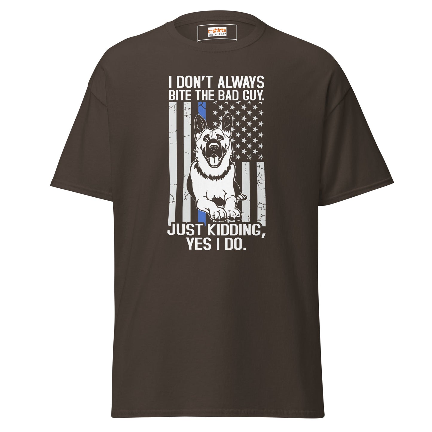 German Shepherd Police T‑Shirt – K‑9 Unit Tribute Graphic Tee