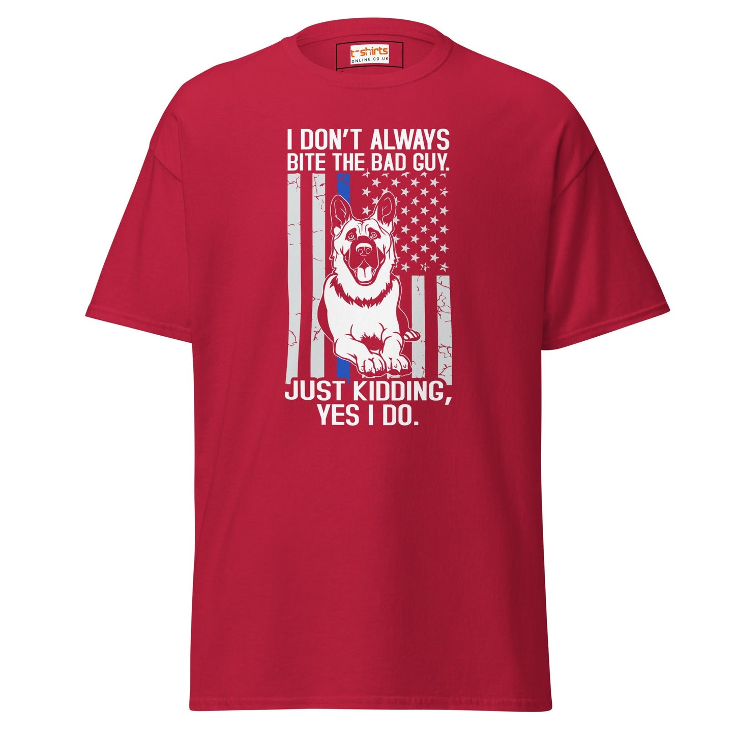 German Shepherd Police T‑Shirt – K‑9 Unit Tribute Graphic Tee