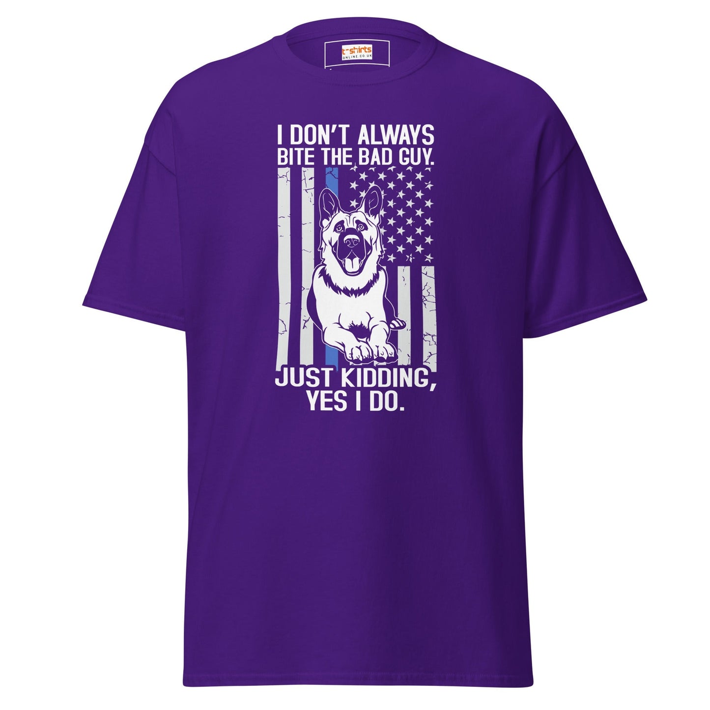 German Shepherd Police T‑Shirt – K‑9 Unit Tribute Graphic Tee