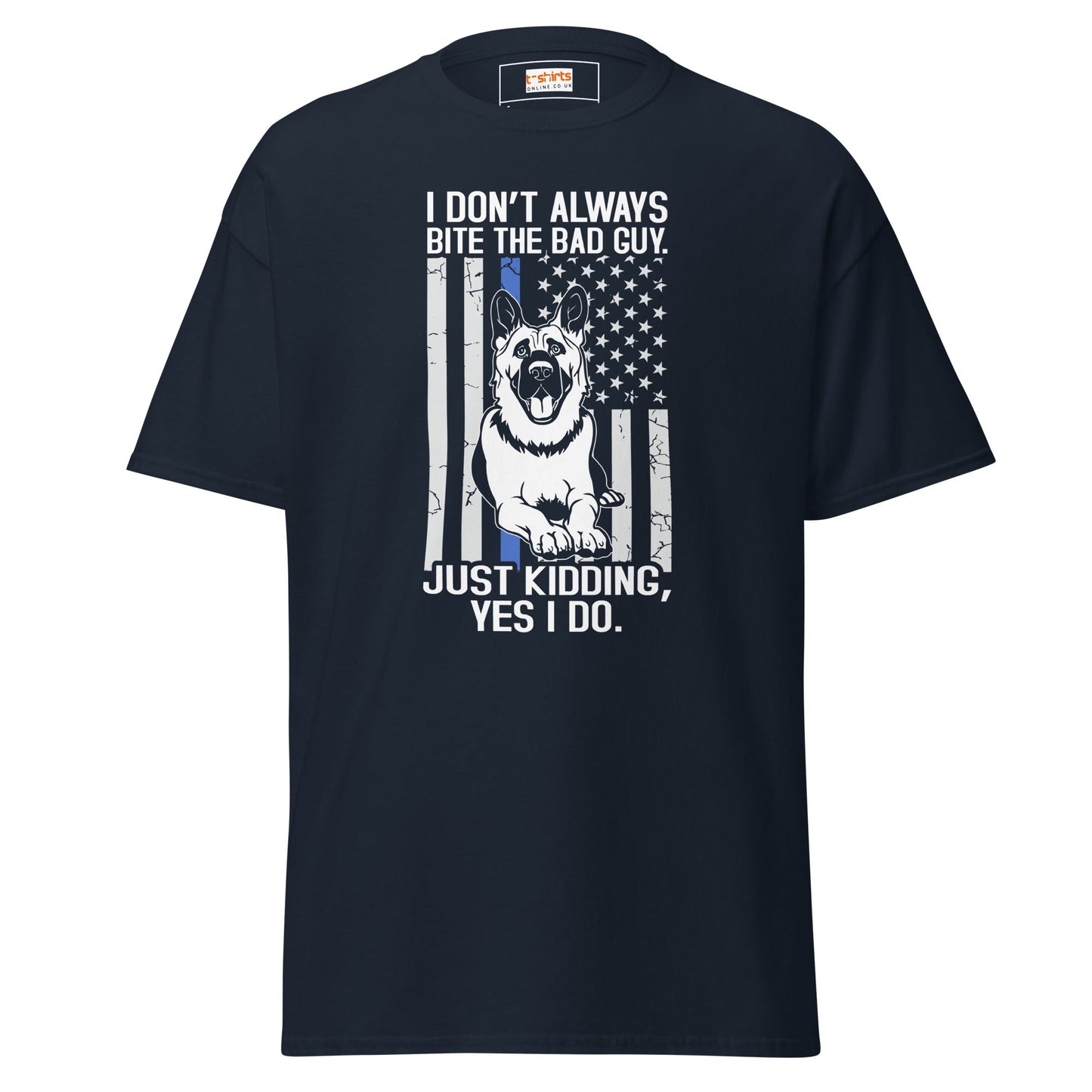 German Shepherd Police T‑Shirt – K‑9 Unit Tribute Graphic Tee