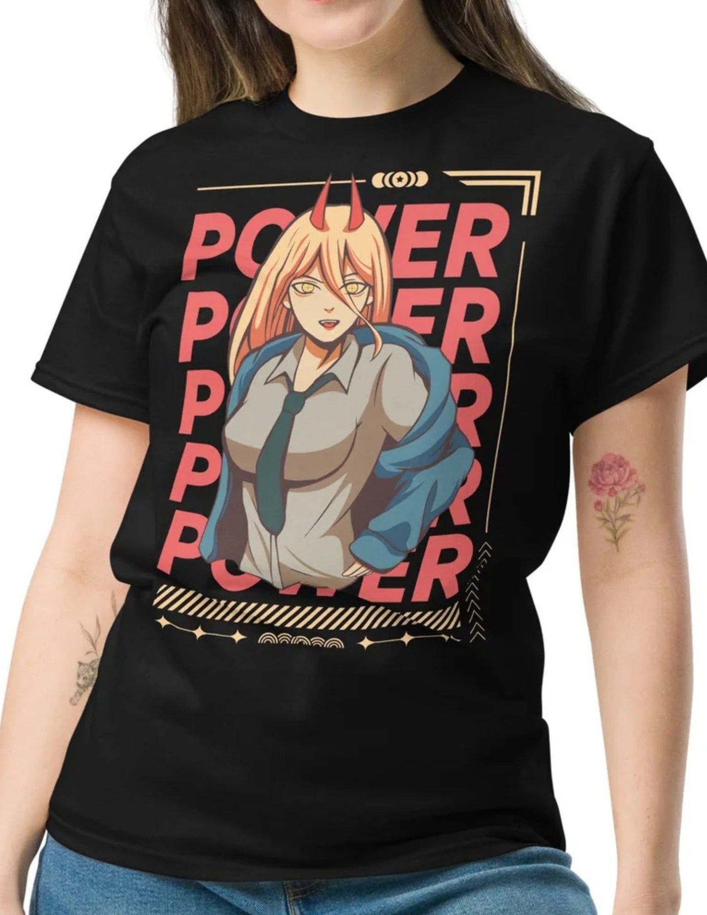 Girl Power Anime T-Shirt – Empowering Female Anime Graphic Tee