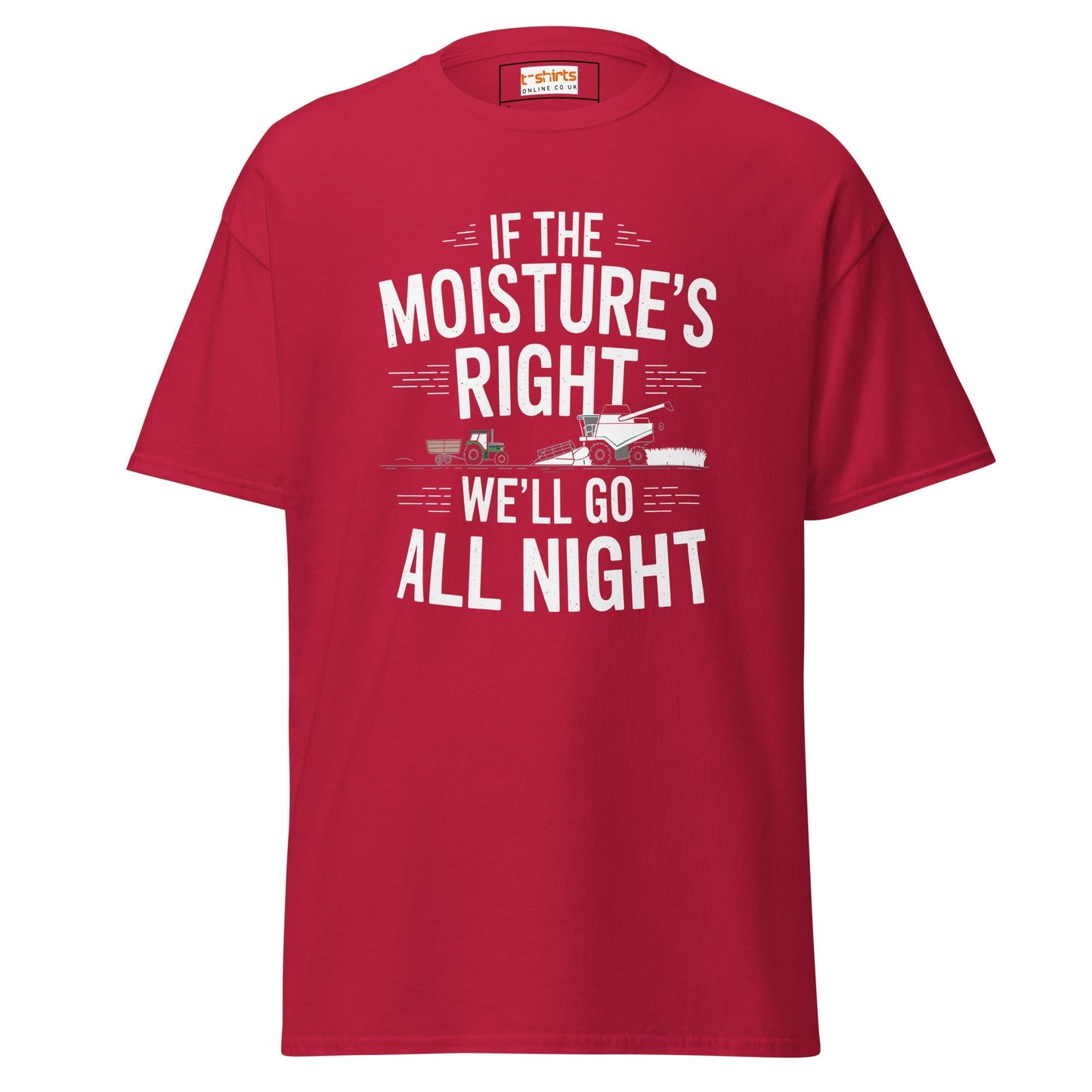 Go All Night Farmer T‑Shirt – Humorous Late‑Night Farm Life Graphic Tee