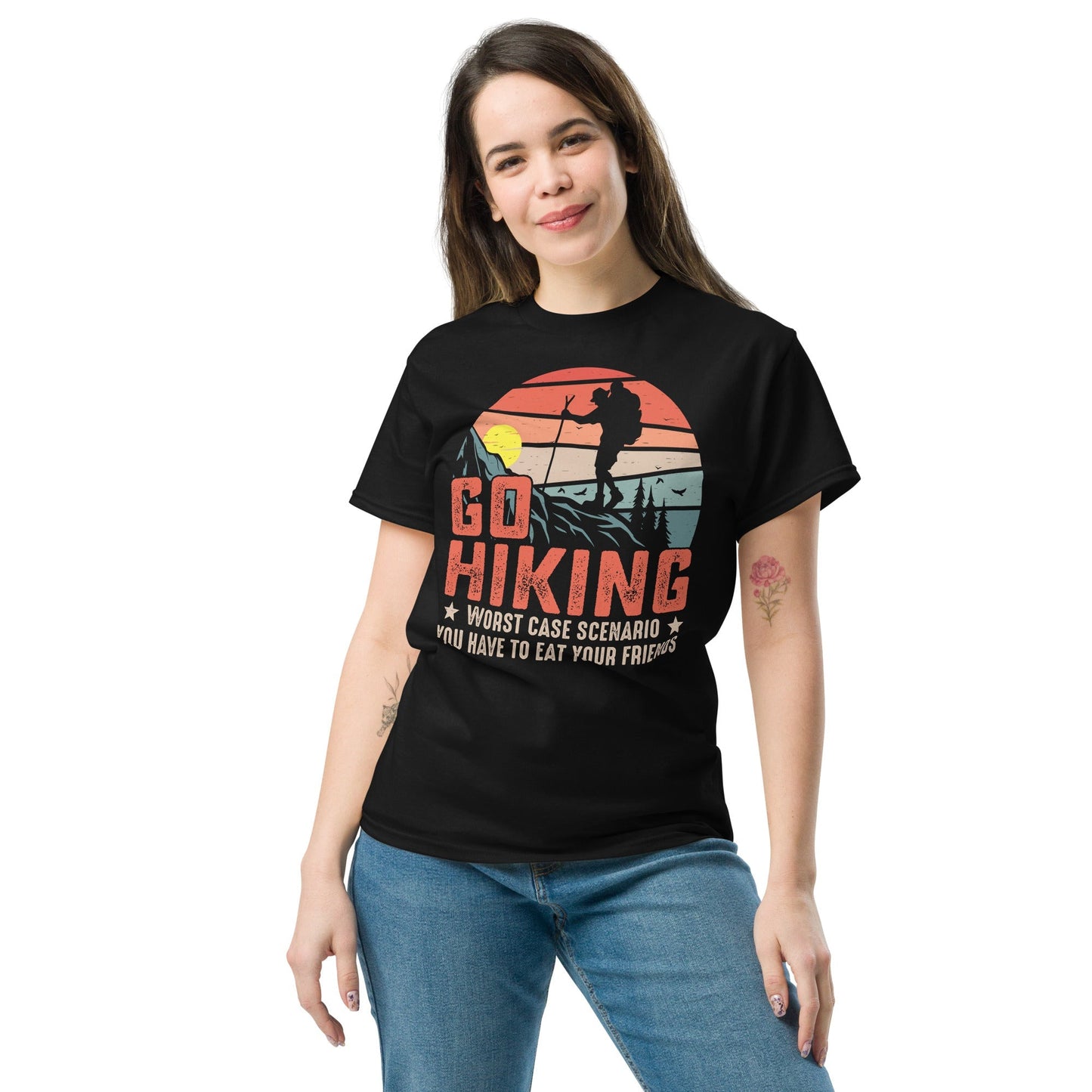 Hiking and Camping T‑Shirt Nature Adventure Graphic Tee for Outdoor Lovers