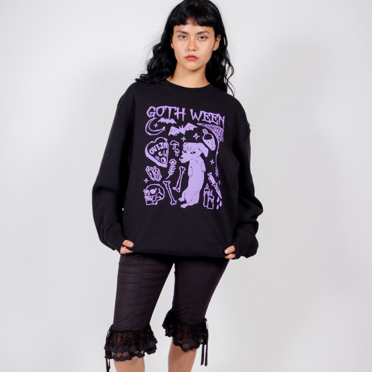 goth ween unisex crew sweatshirt