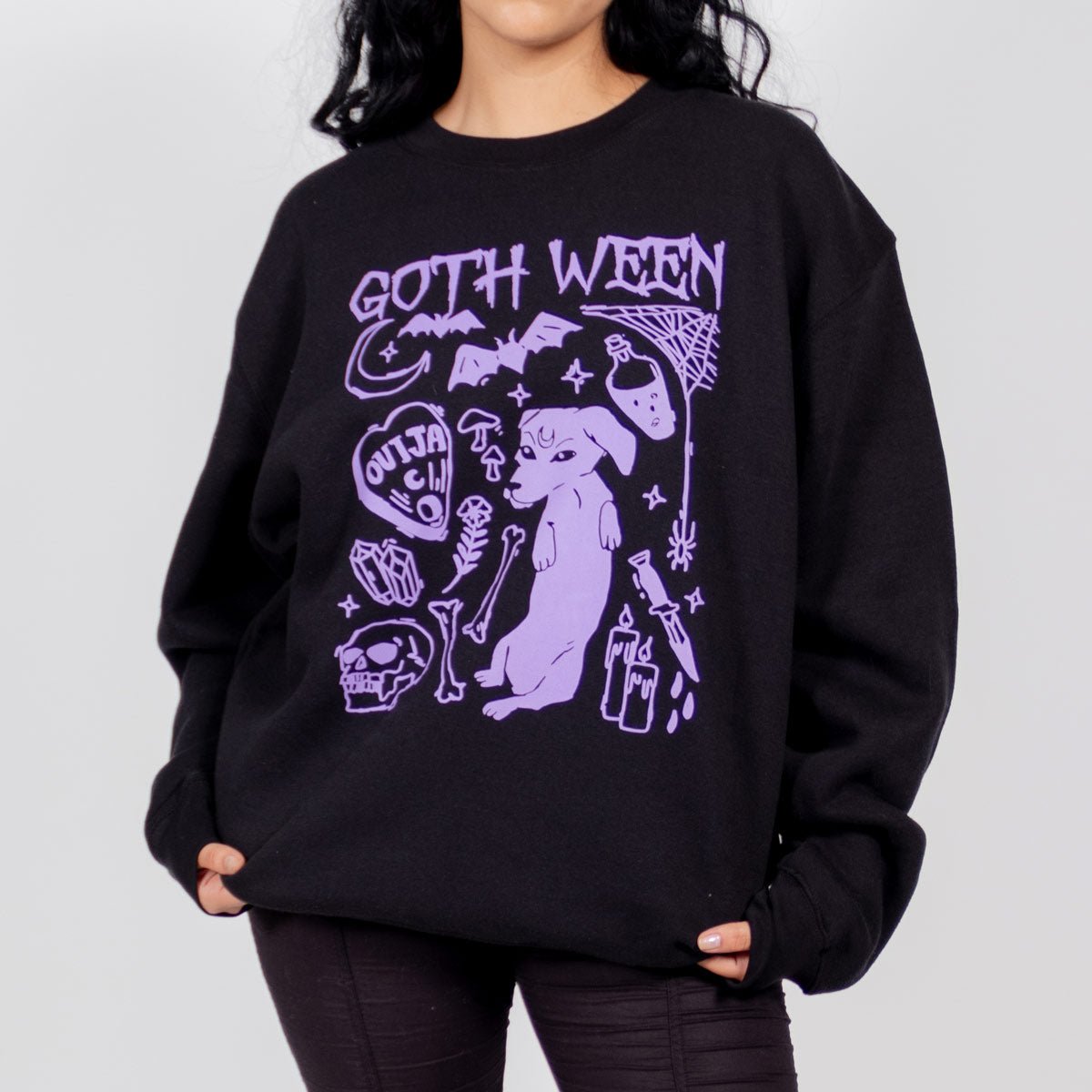 goth ween unisex crew sweatshirt