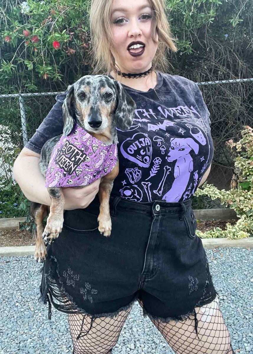 goth ween unisex tee | black mineral wash