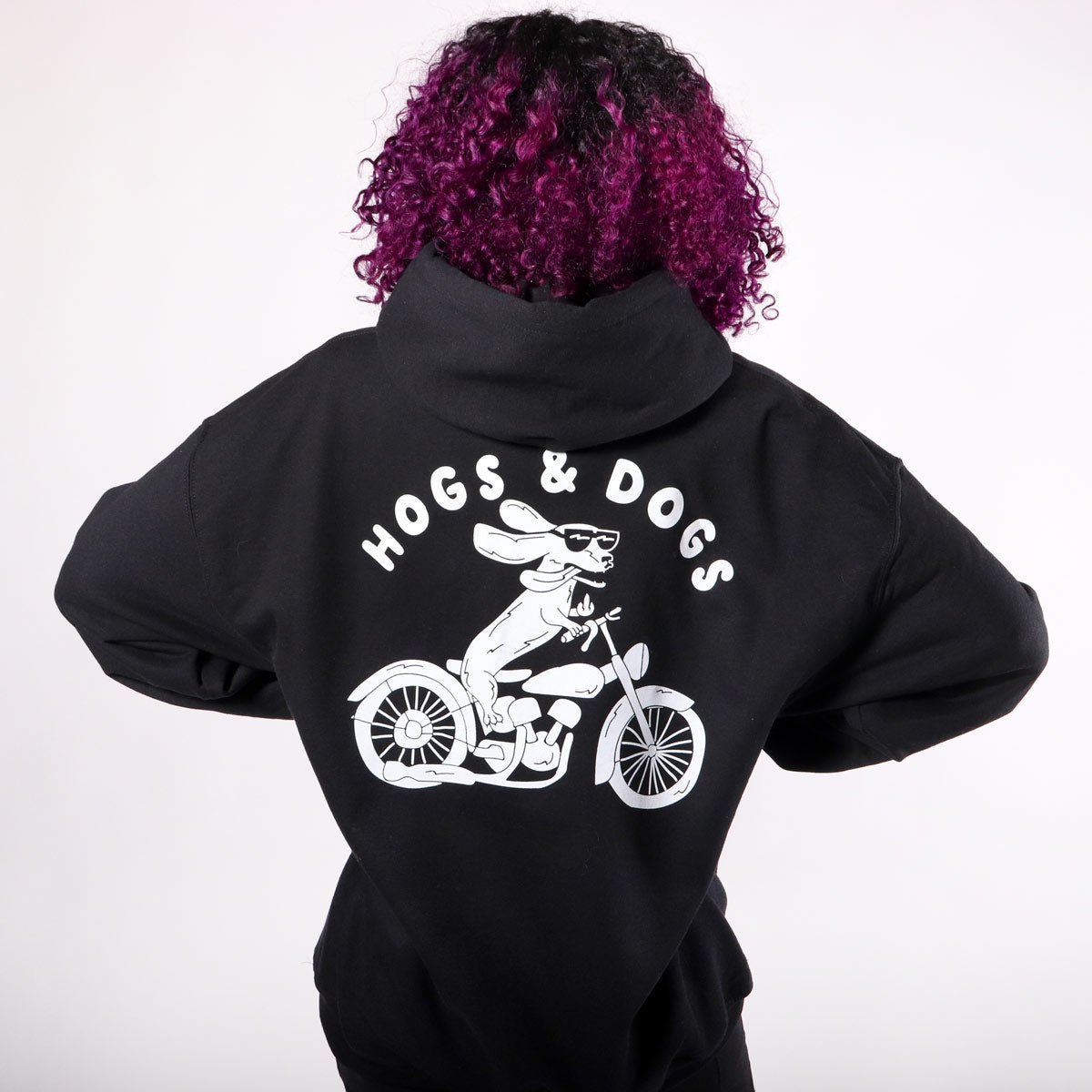 hogs & dogs unisex hoodie