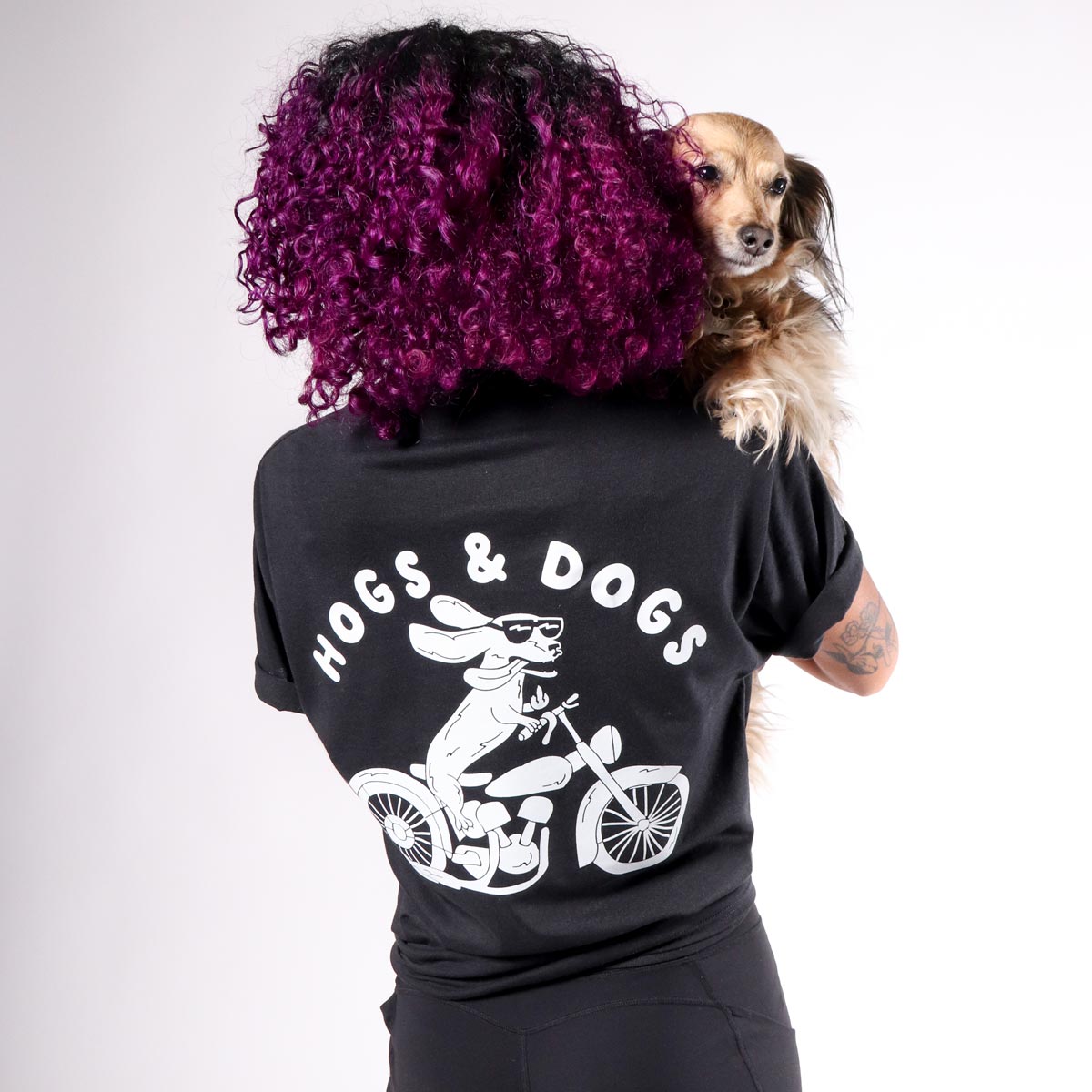 hogs & dogs unisex tee