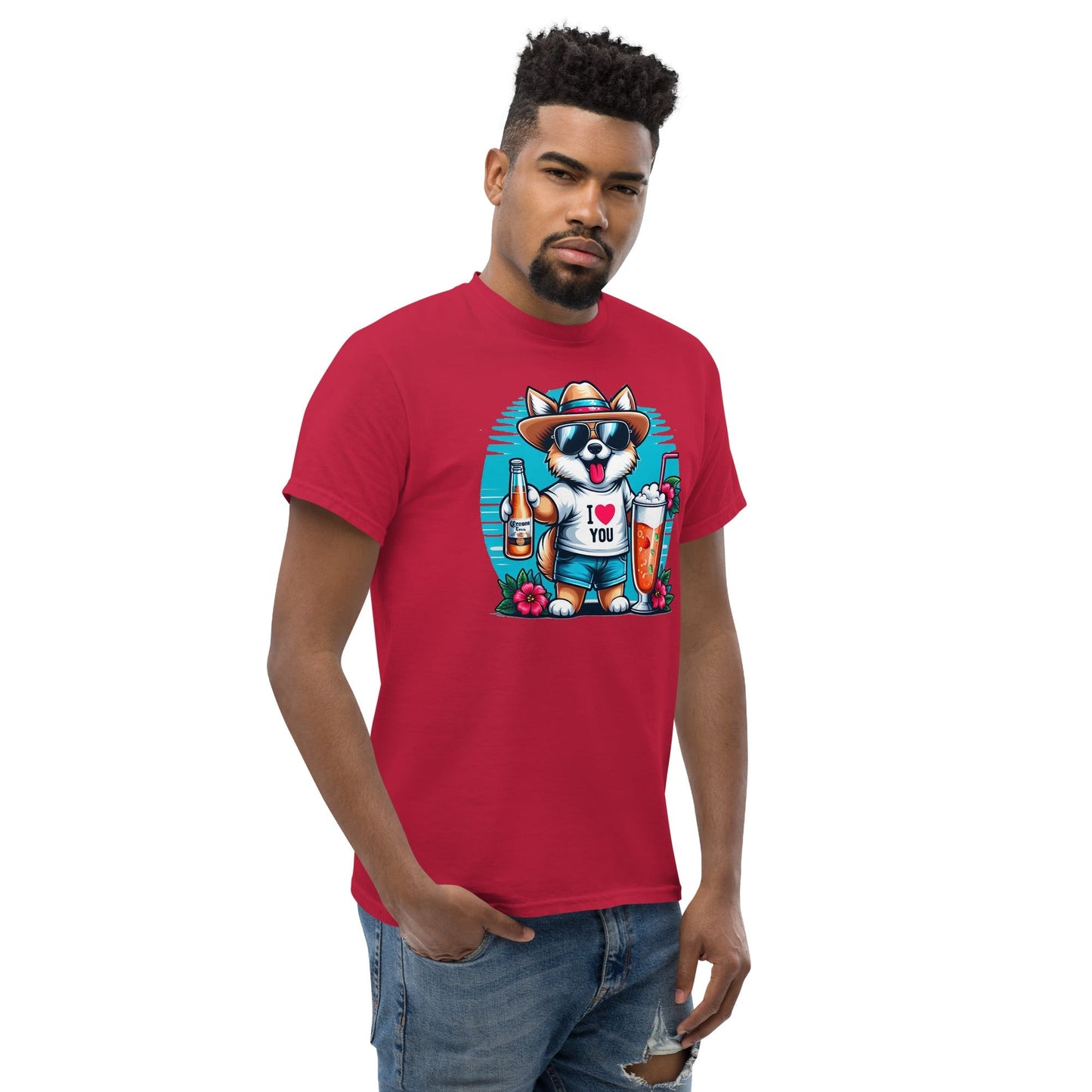 I Love Dogs T‑Shirt Cute Dog Lover Graphic Tee Unisex Cotton
