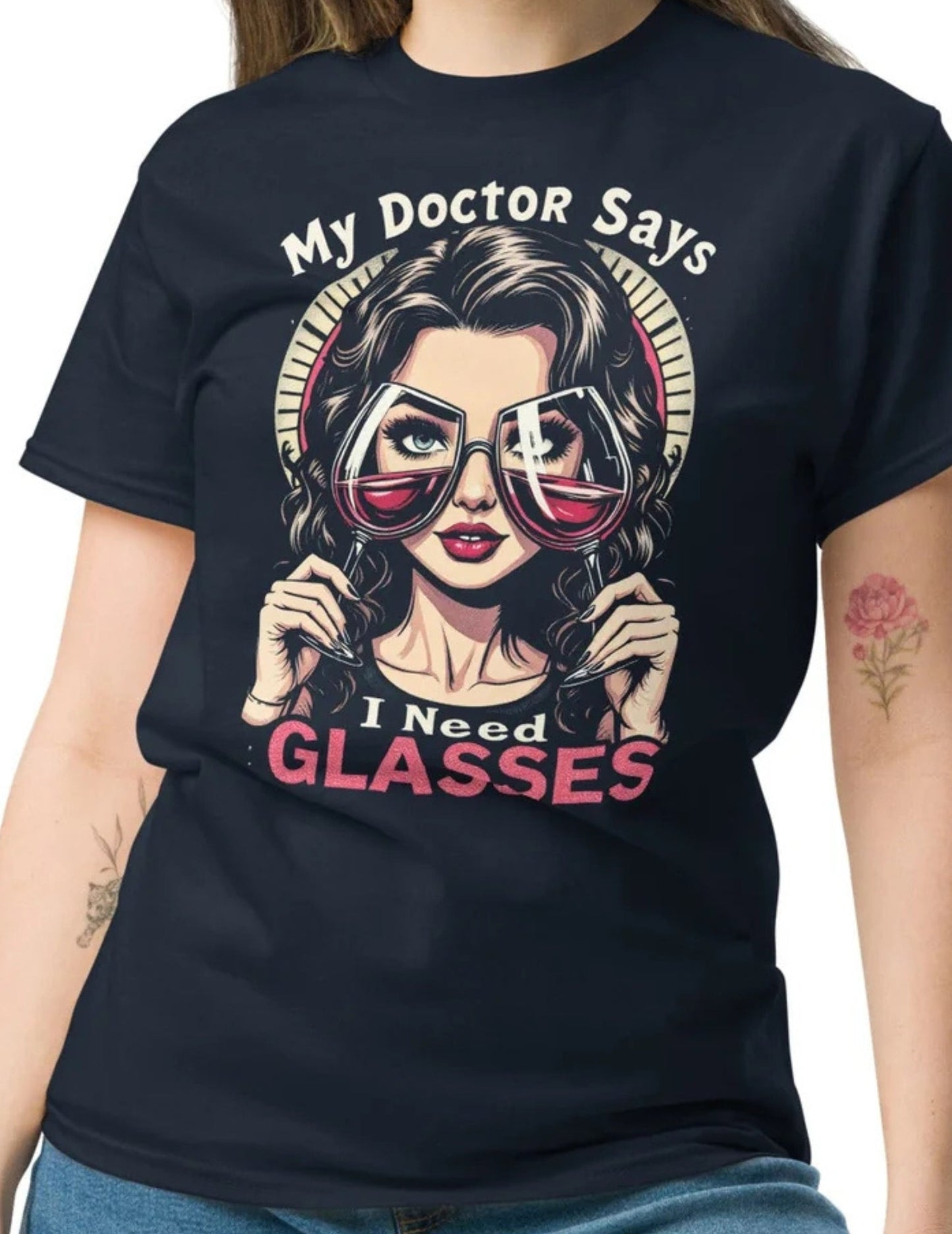 I Need Glasses Retro T-Shirt – Funny Vintage Eyewear Graphic Tee