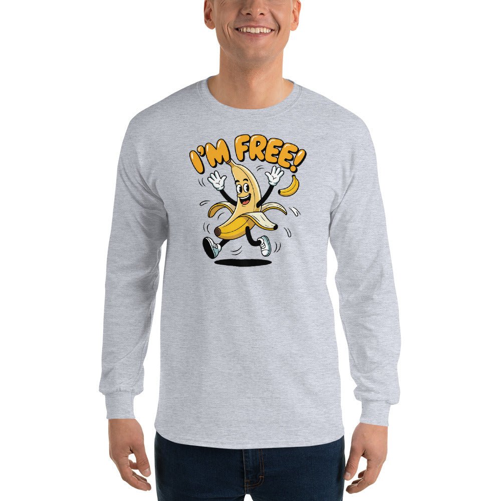 I’m Free Long Sleeve Graphic Tee Uplifting Message Tee Unisex Fit