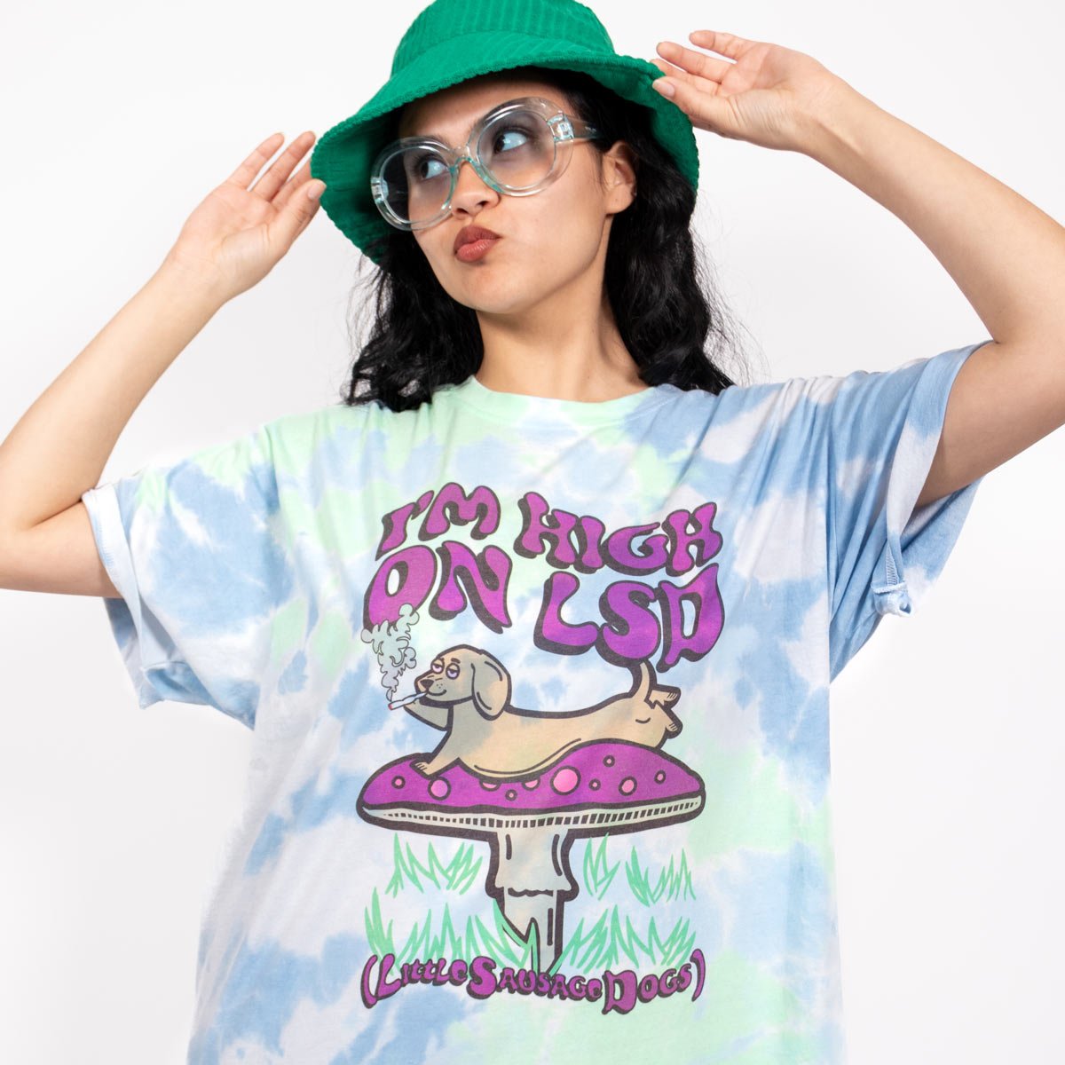 i'm high on LSD unisex tee | tie-dye