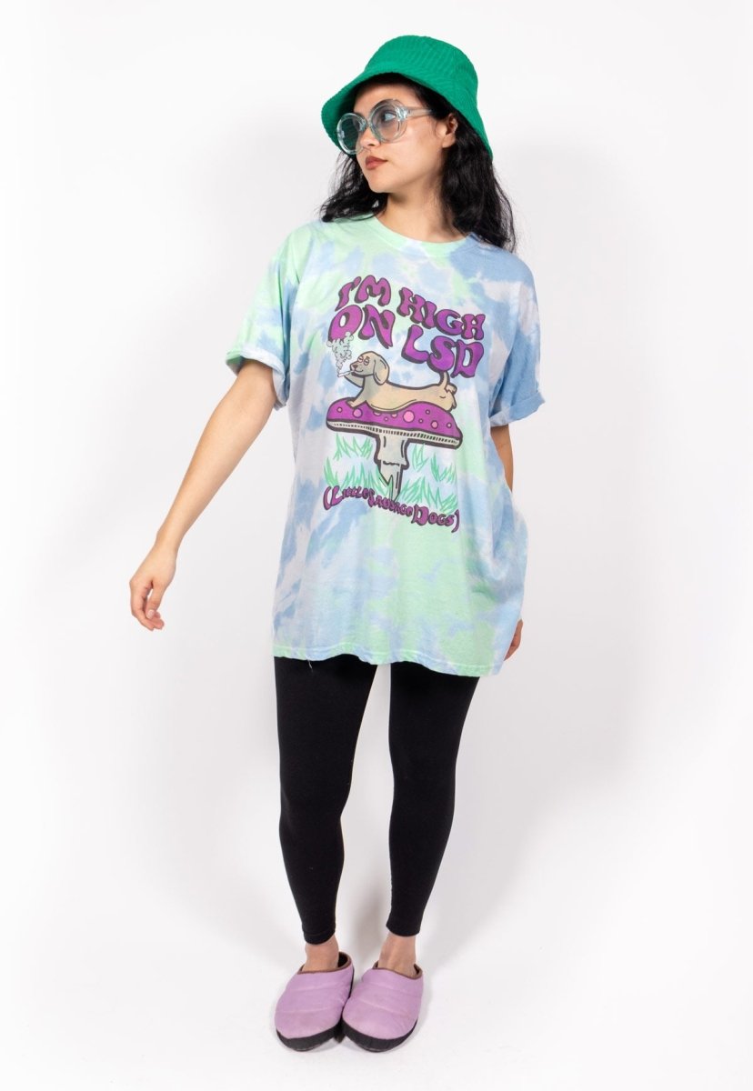 i'm high on LSD unisex tee | tie-dye