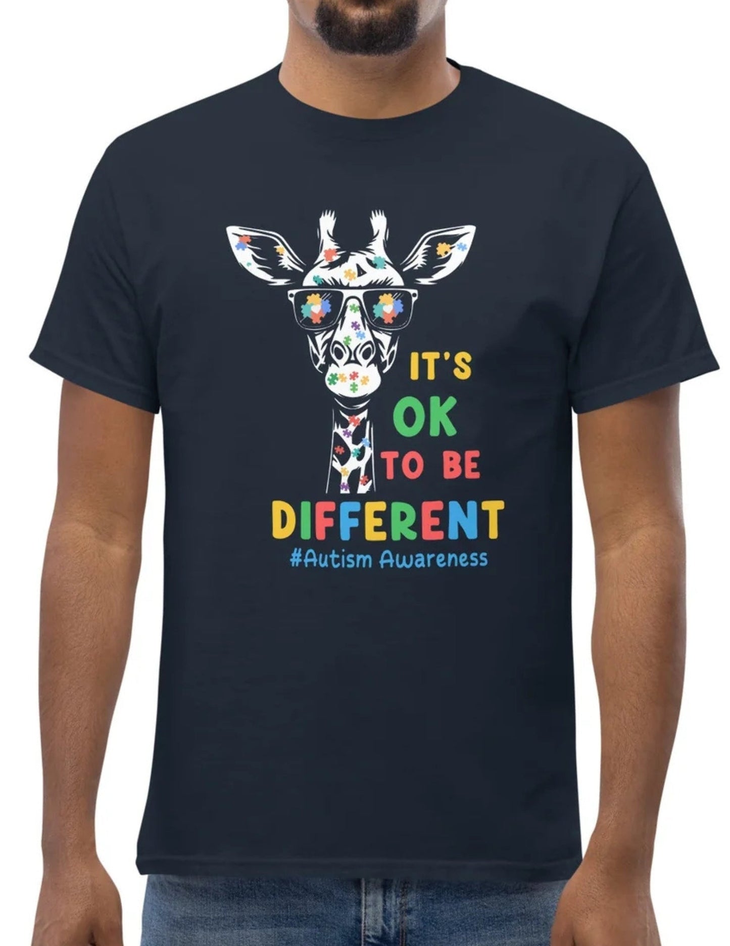 It’s OK To Be Different Autism T-Shirt – Autism Awareness Graphic Tee