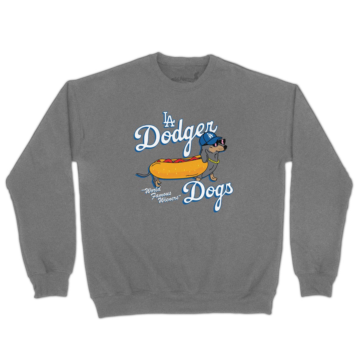 la dodger dogs unisex premium crew sweatshirt