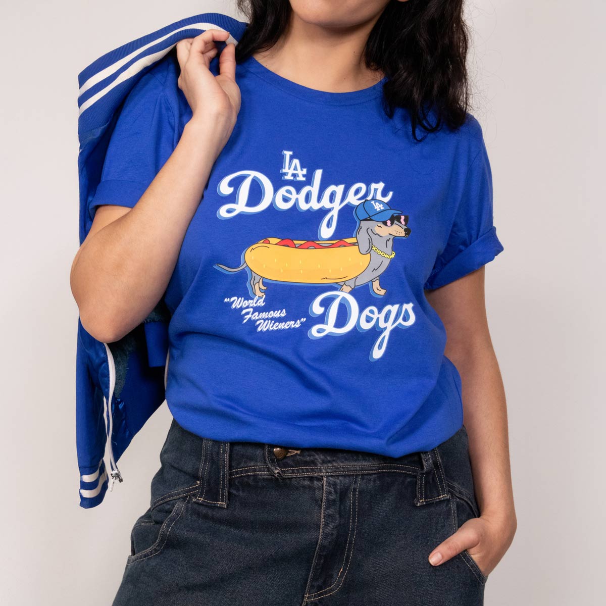LA dodger dogs unisex tee