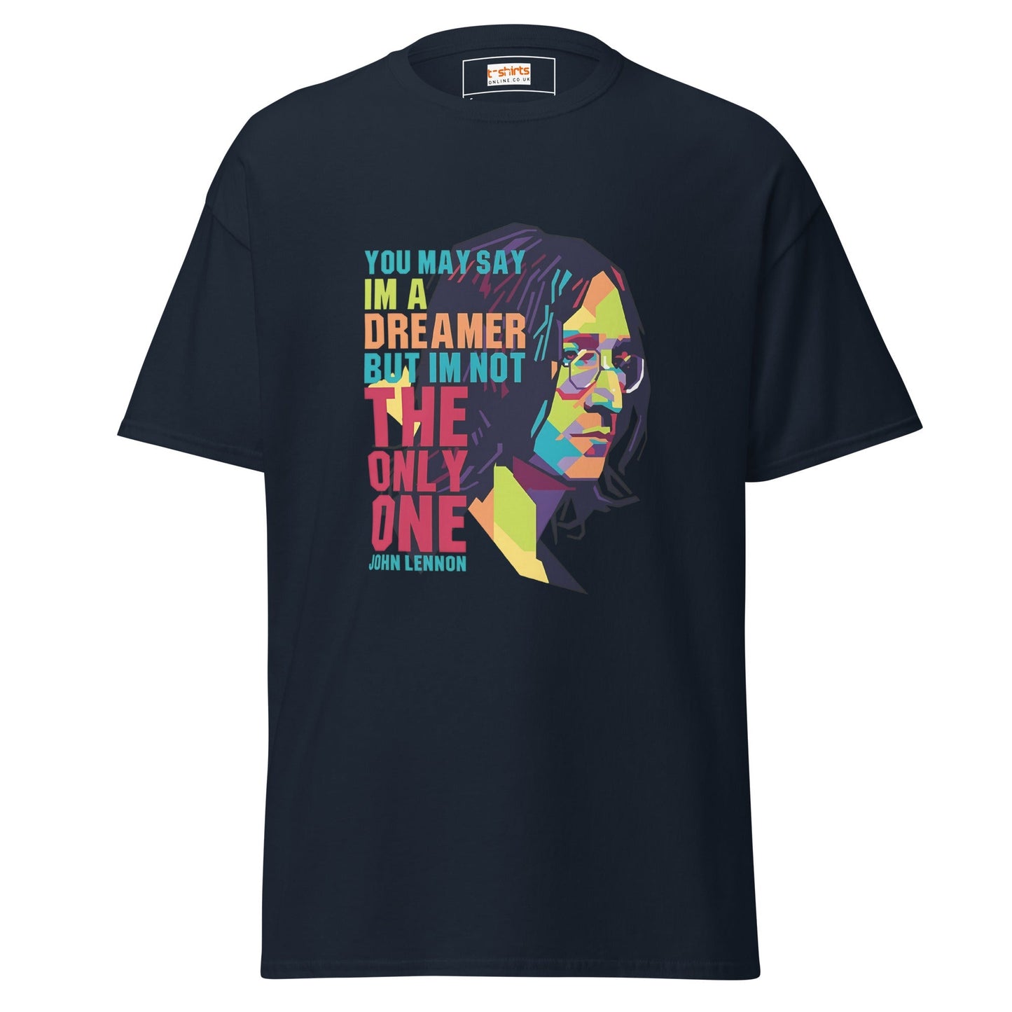 John Lennon T‑Shirt Legendary Music Icon Graphic Tee 100% Cotton