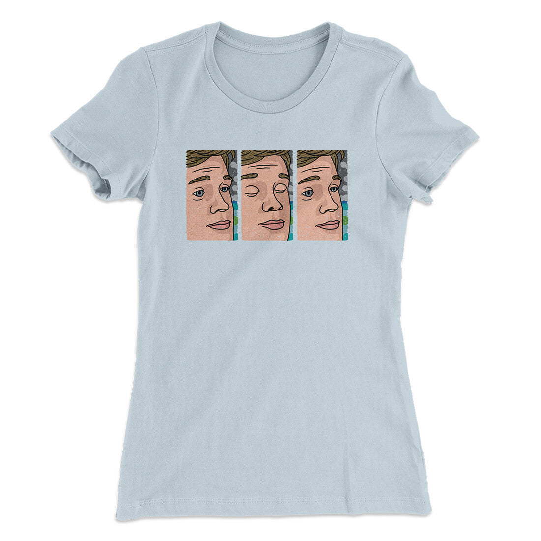 Blinking Guy Meme Funny Women's T-Shirt