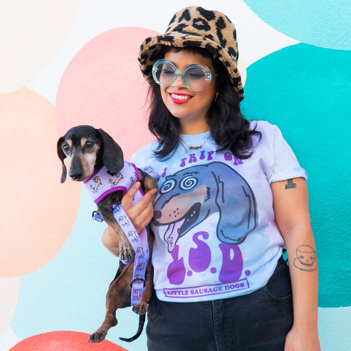 L.S.D unisex tie dye tee