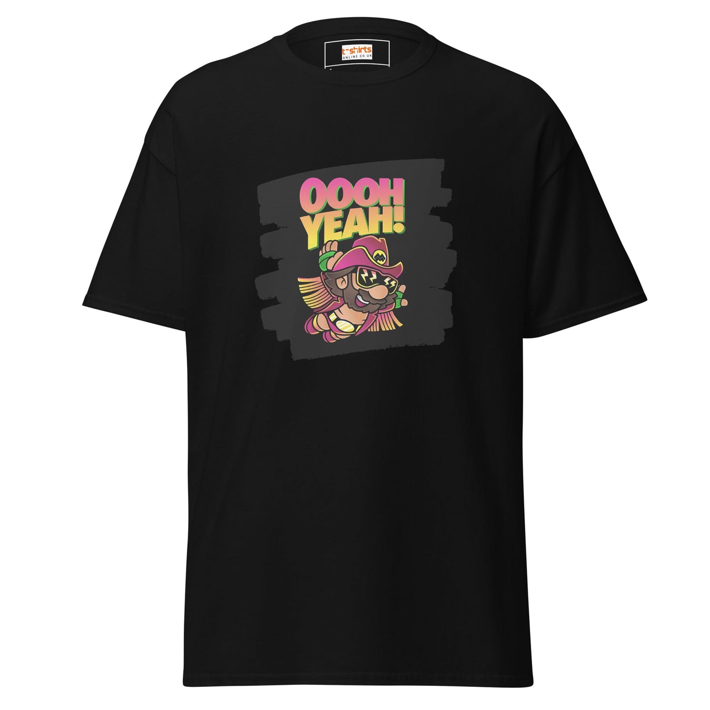 Cartoon Mashup T‑Shirt Macho Man Inspired Graphic Tee Unisex Fit