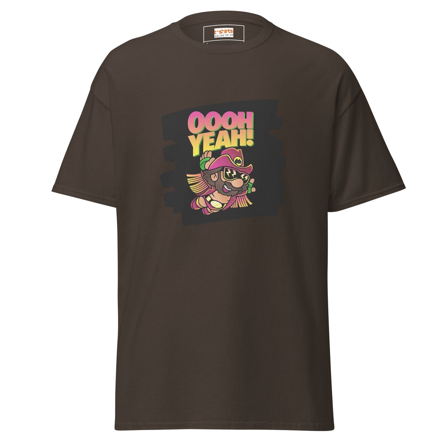 Cartoon Mashup T‑Shirt Macho Man Inspired Graphic Tee Unisex Fit