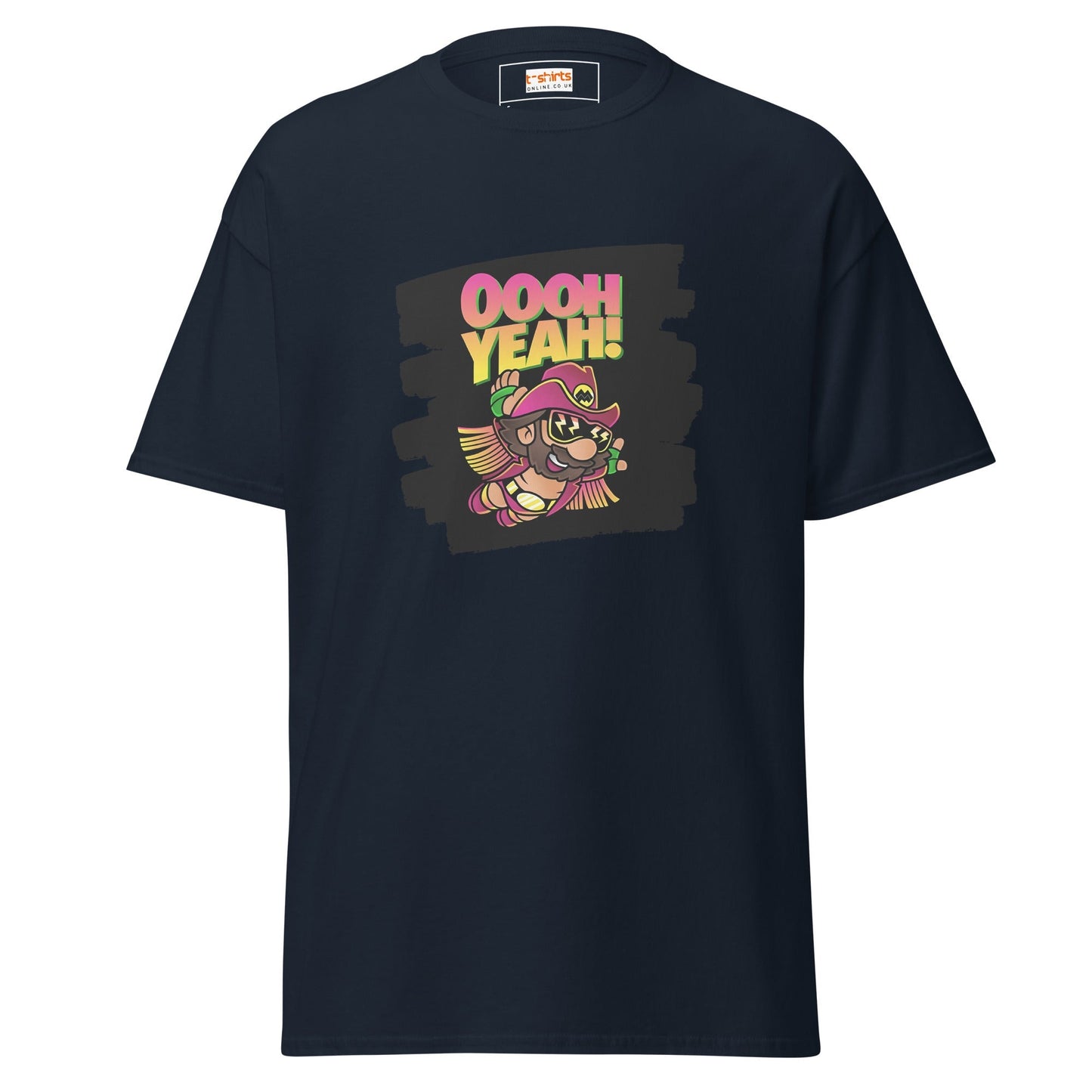 Cartoon Mashup T‑Shirt Macho Man Inspired Graphic Tee Unisex Fit