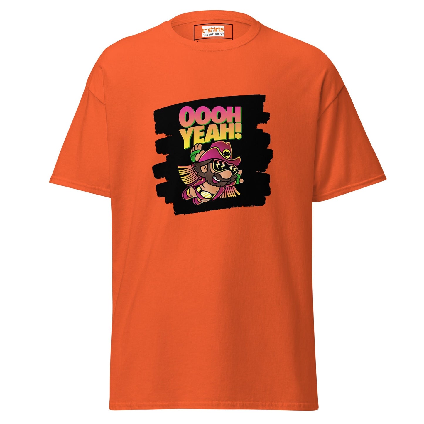 Cartoon Mashup T‑Shirt Macho Man Inspired Graphic Tee Unisex Fit
