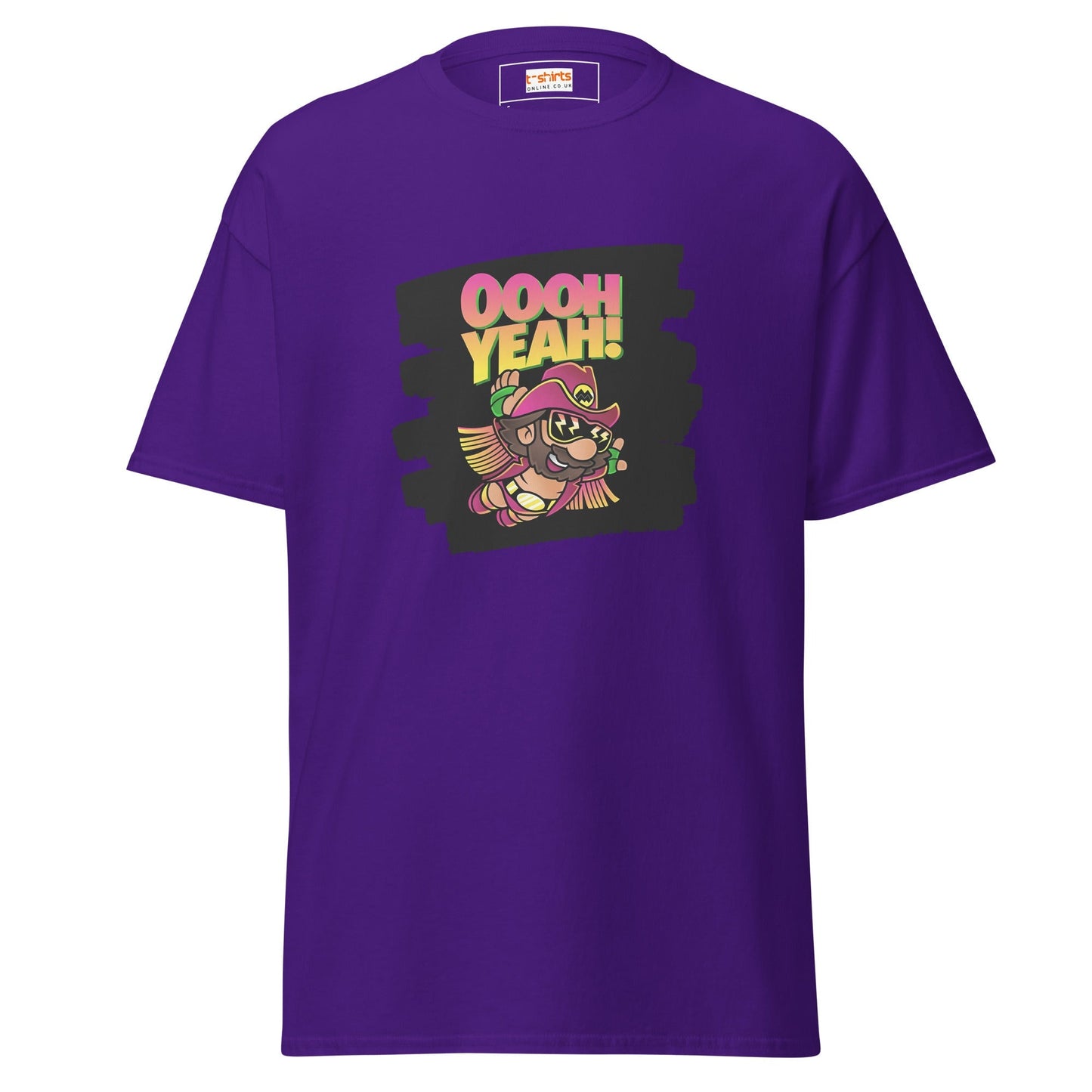 Cartoon Mashup T‑Shirt Macho Man Inspired Graphic Tee Unisex Fit